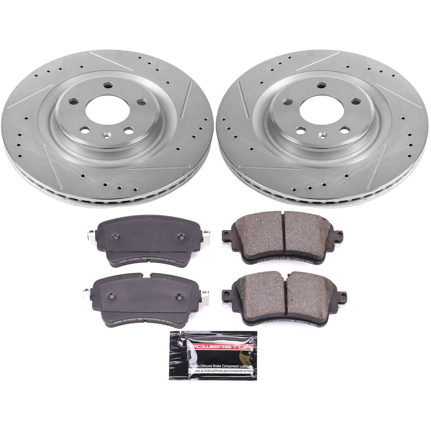 Power Stop - K8043 - Rear - Disc Brake Pad and Rotor Kit