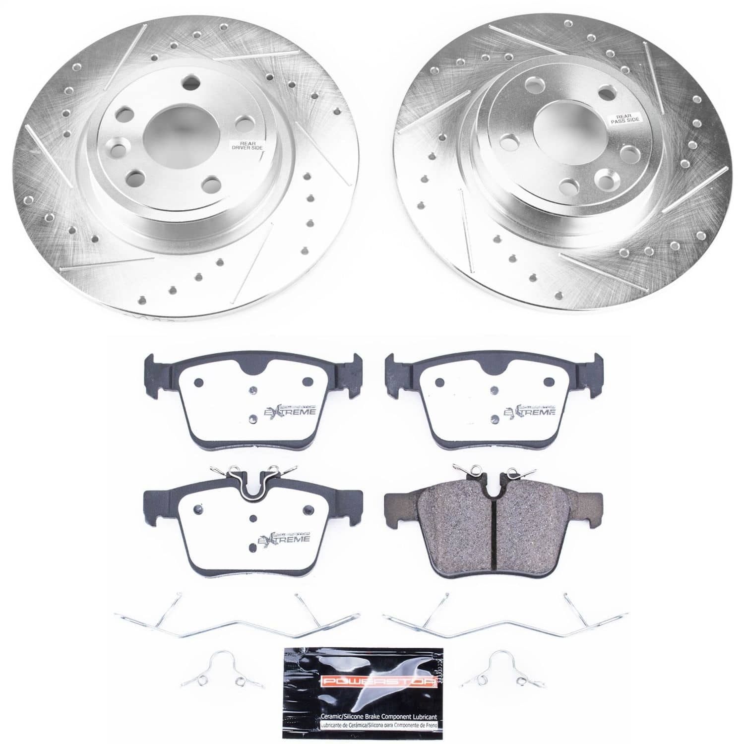 Power Stop - K8109-36 - Rear - Disc Brake Pad and Rotor Kit