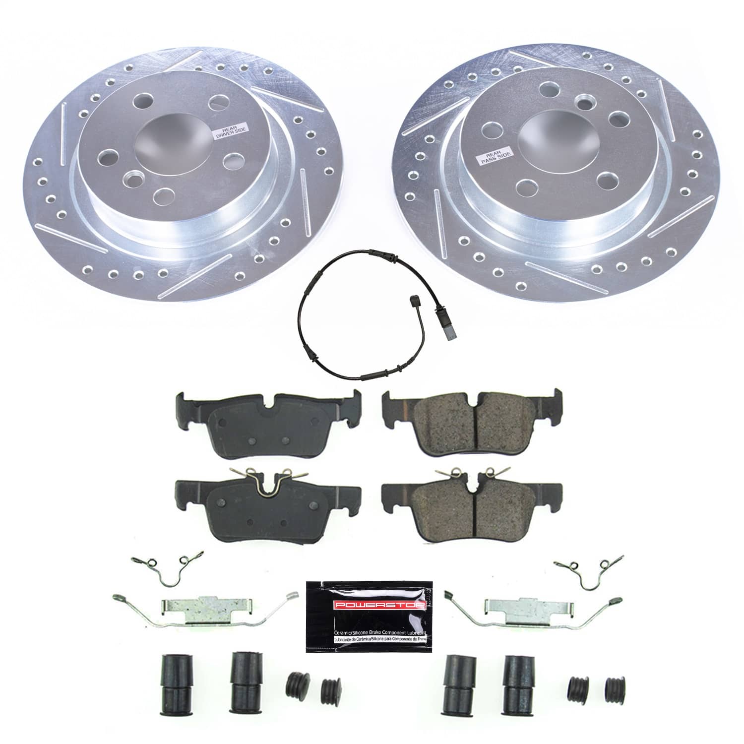 Power Stop - K8111 - Rear - Disc Brake Pad and Rotor Kit