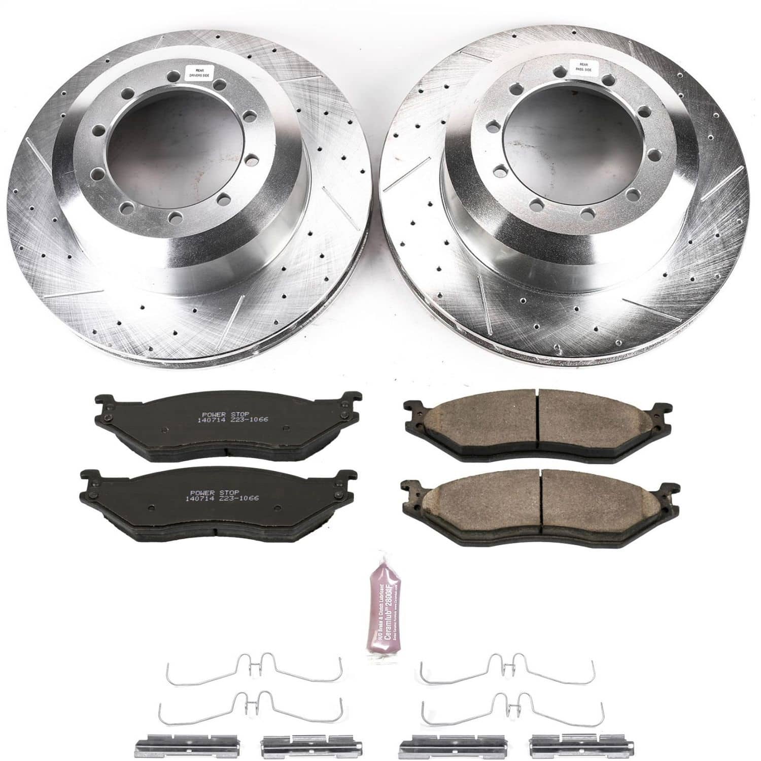 Power Stop - K8179 - Rear - Disc Brake Pad and Rotor Kit