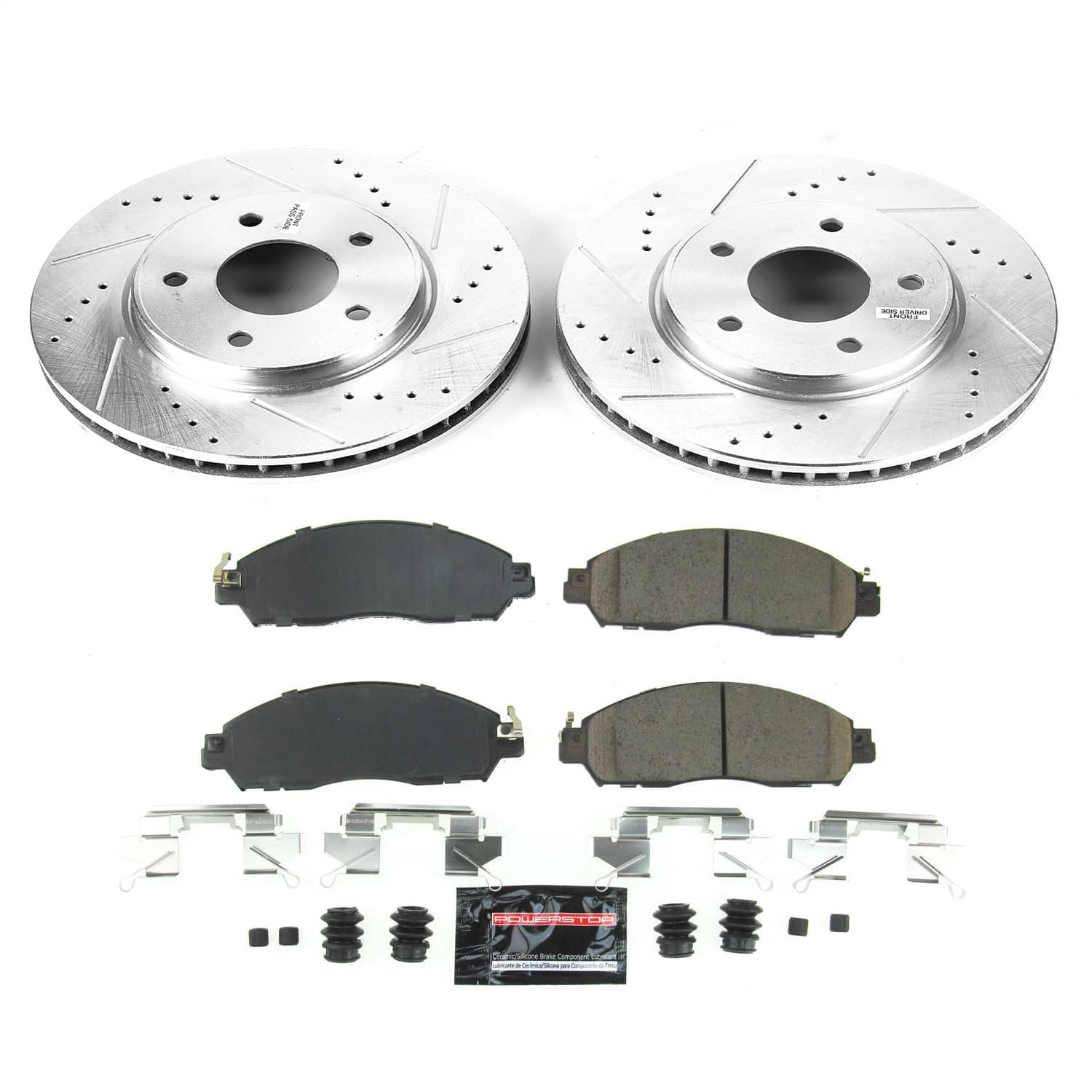 Power Stop - K8275 - Front - Disc Brake Pad and Rotor Kit