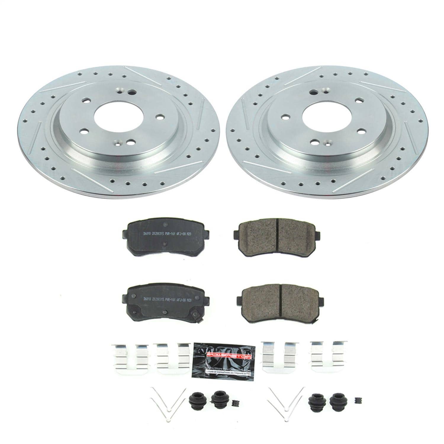 Power Stop - K8306 - Rear - Disc Brake Pad and Rotor Kit
