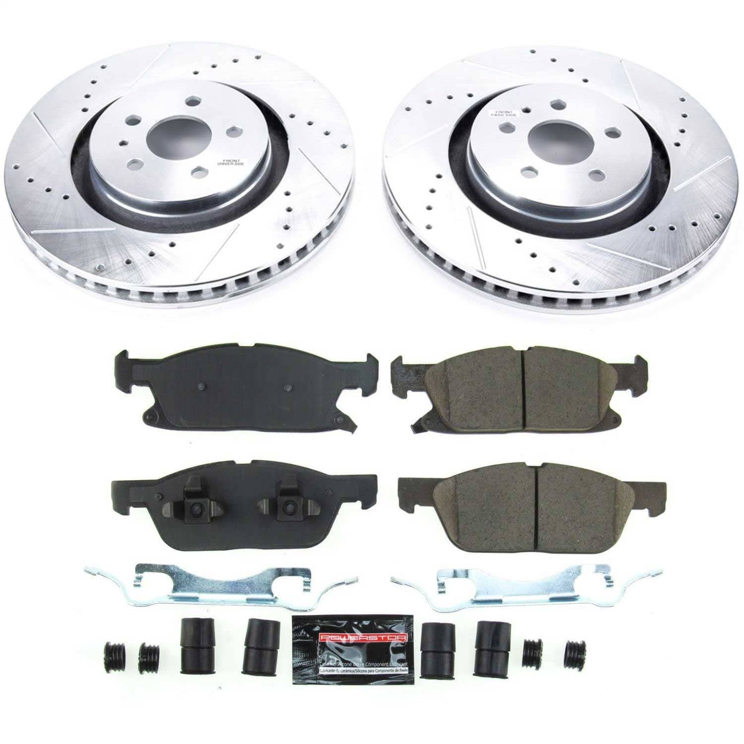 Power Stop - K8321 - Front - Disc Brake Pad and Rotor Kit