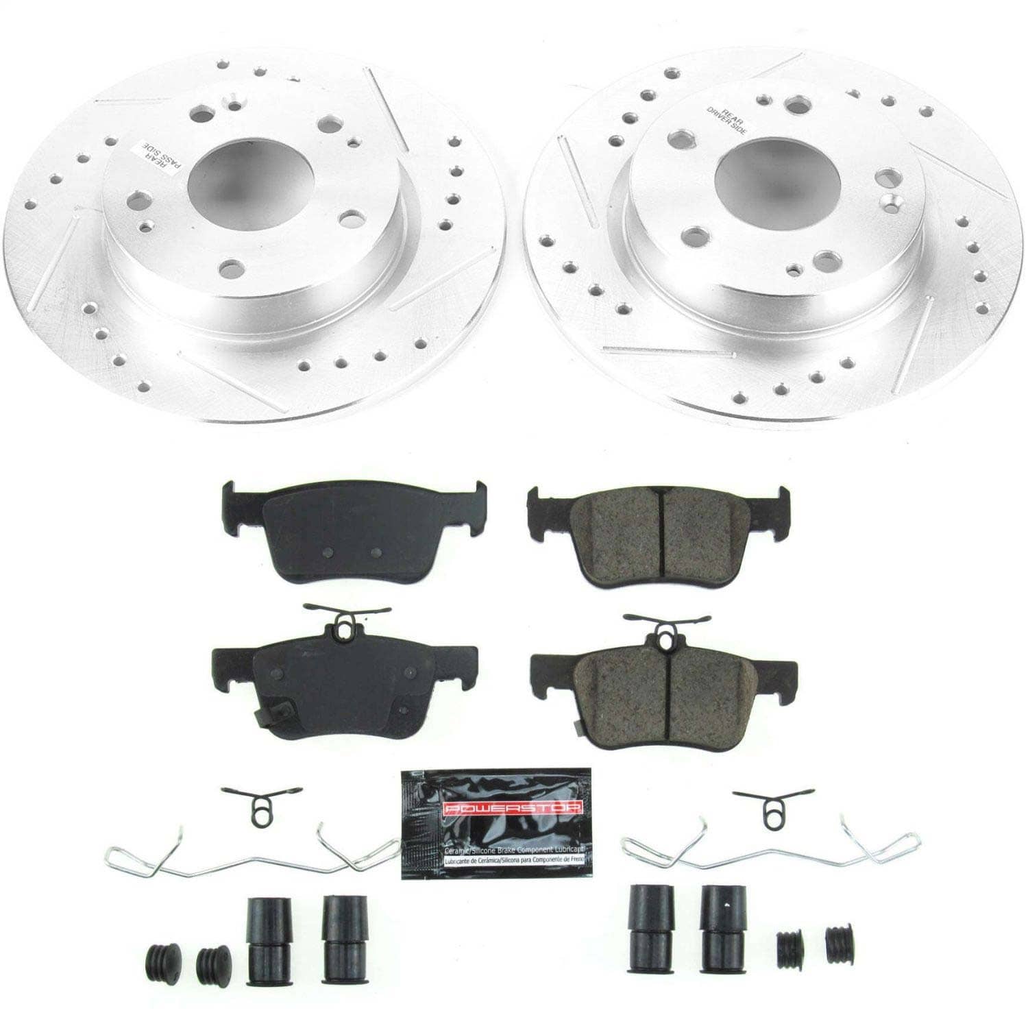 Power Stop - K8330 - Rear - Disc Brake Pad and Rotor Kit