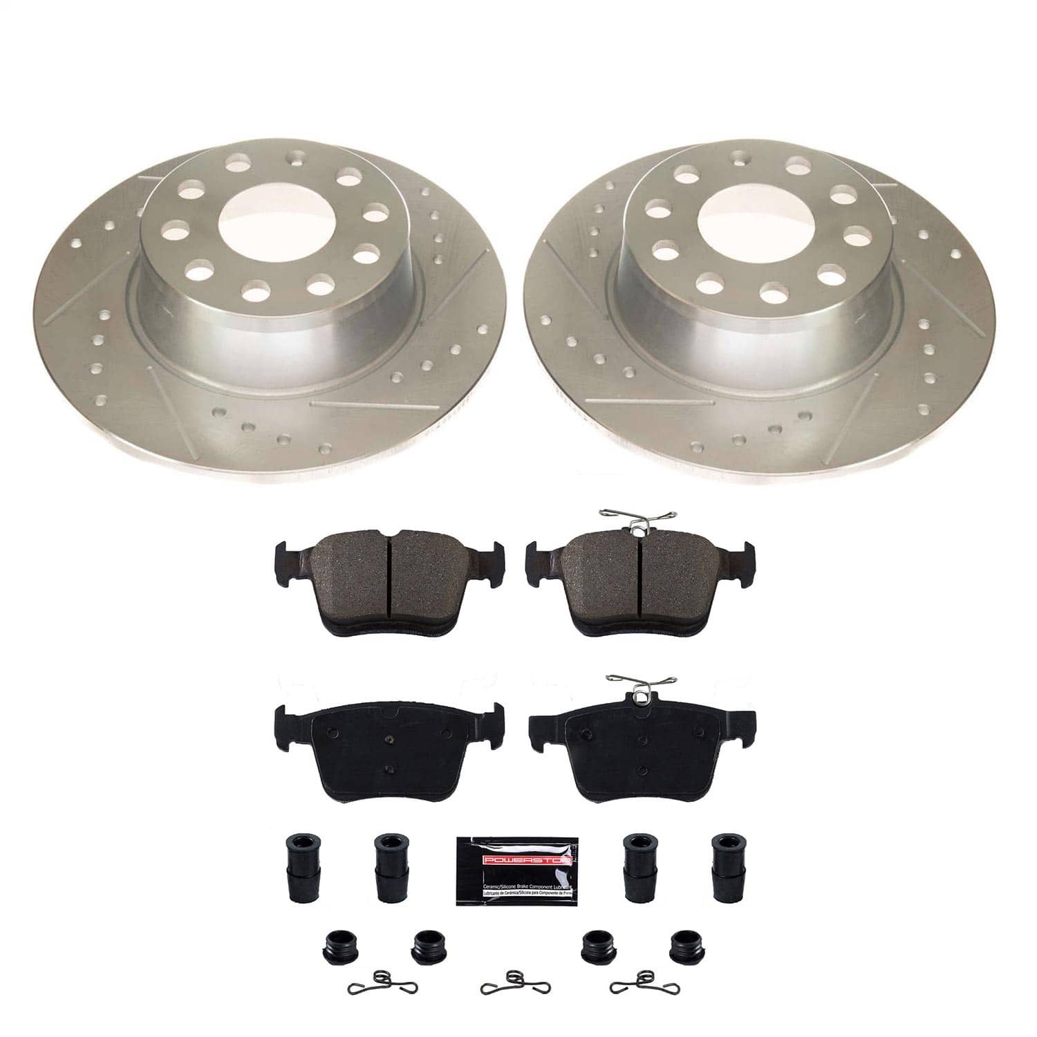 Power Stop - K8337 - Rear - Disc Brake Pad and Rotor Kit