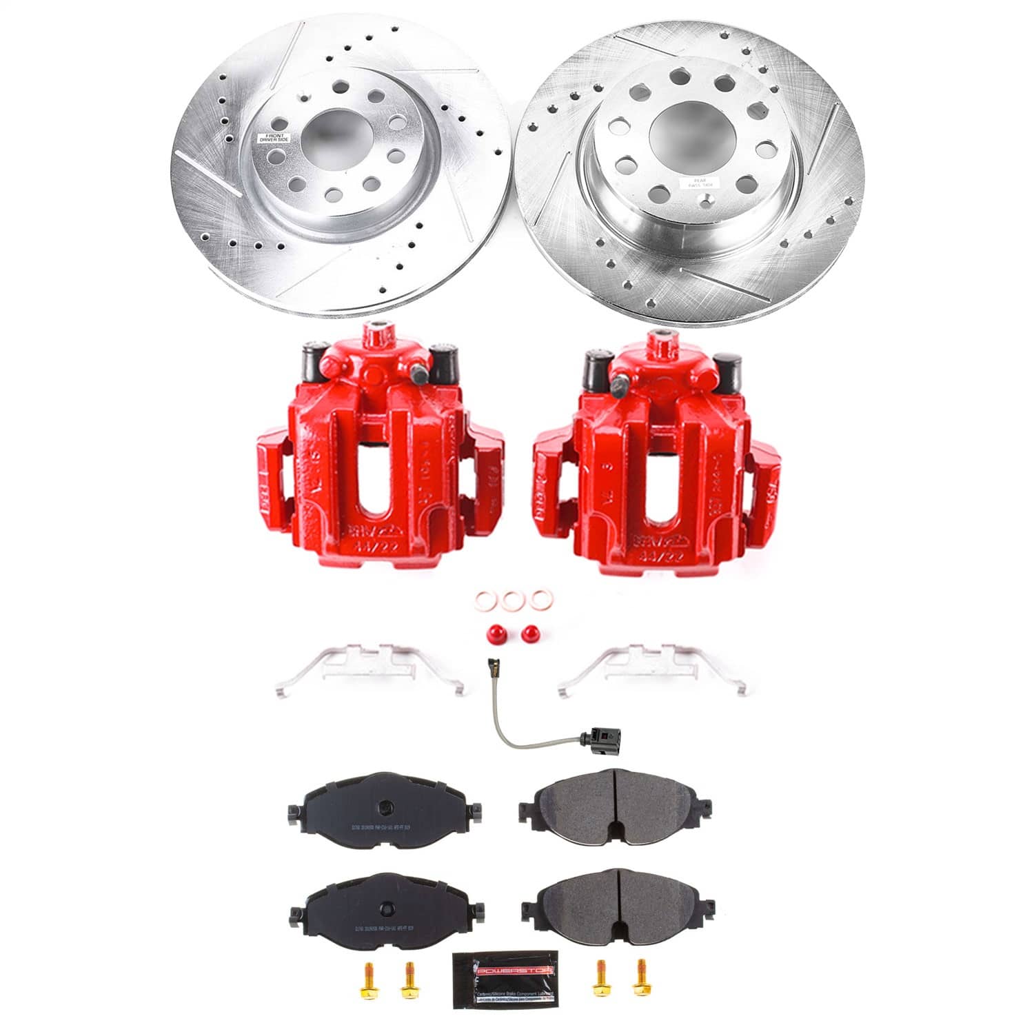 Power Stop - K8364 - Front and Rear - Disc Brake Pad and Rotor Kit