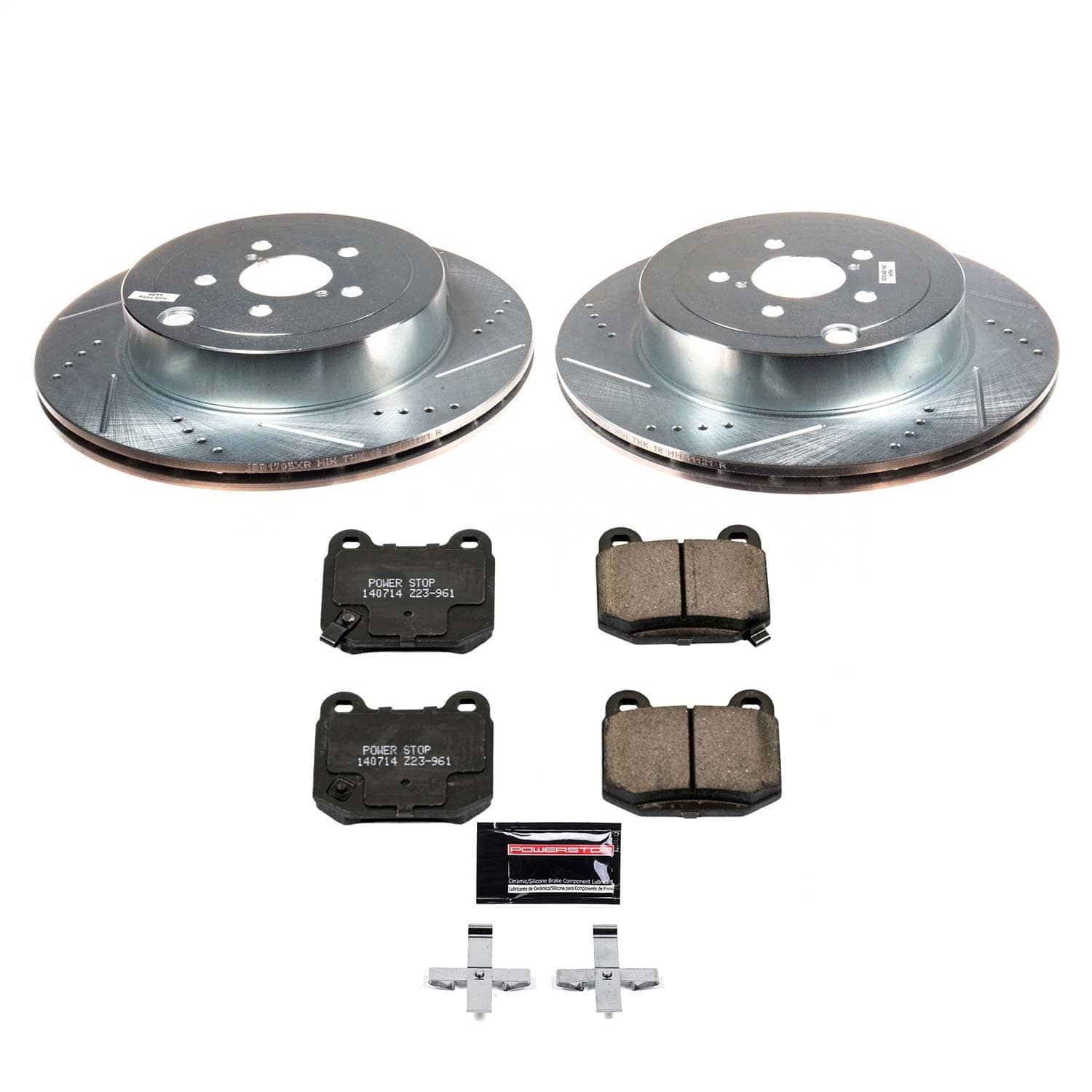 Power Stop - K8494 - Rear - Disc Brake Pad and Rotor Kit
