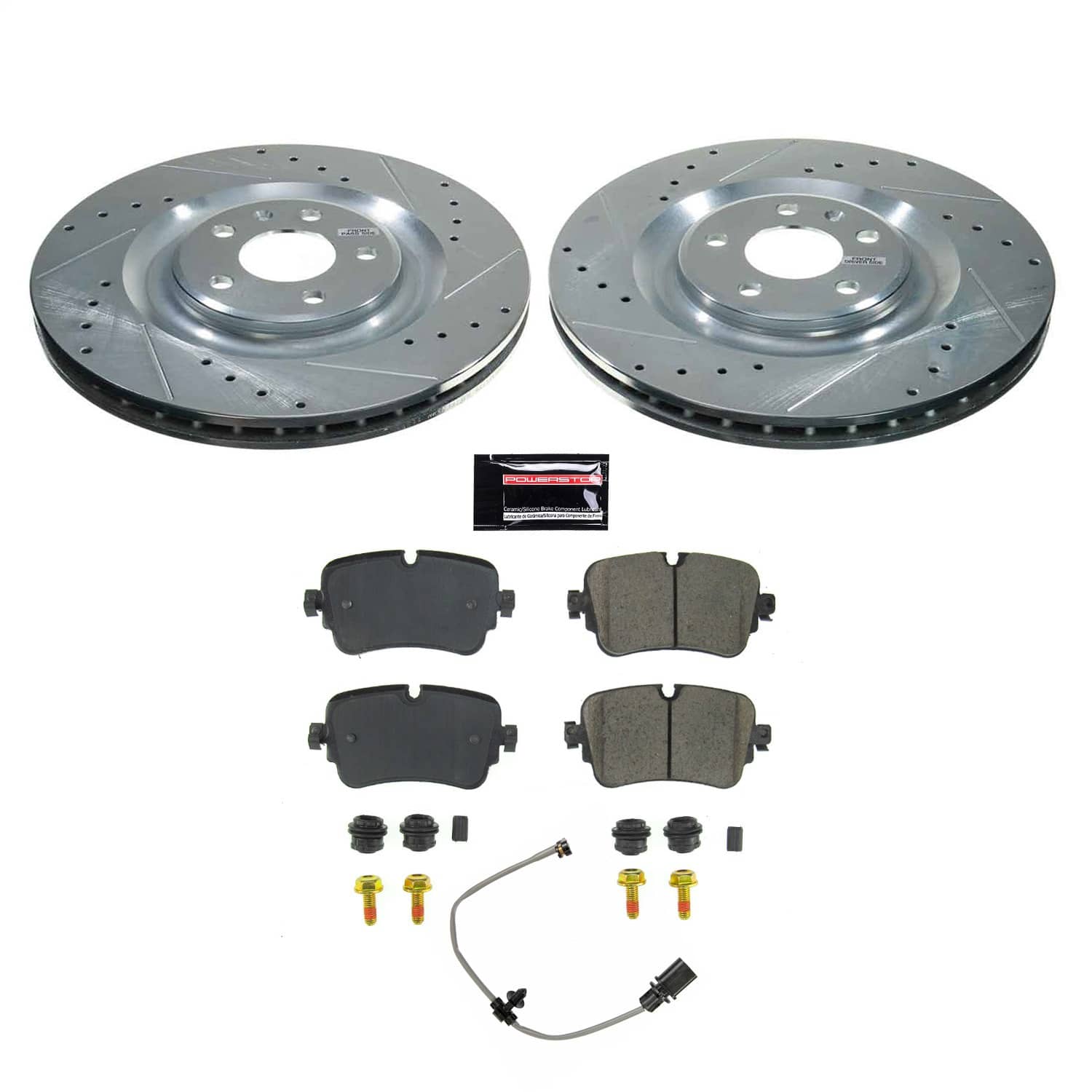 Power Stop - K8571 - Rear - Disc Brake Pad and Rotor Kit