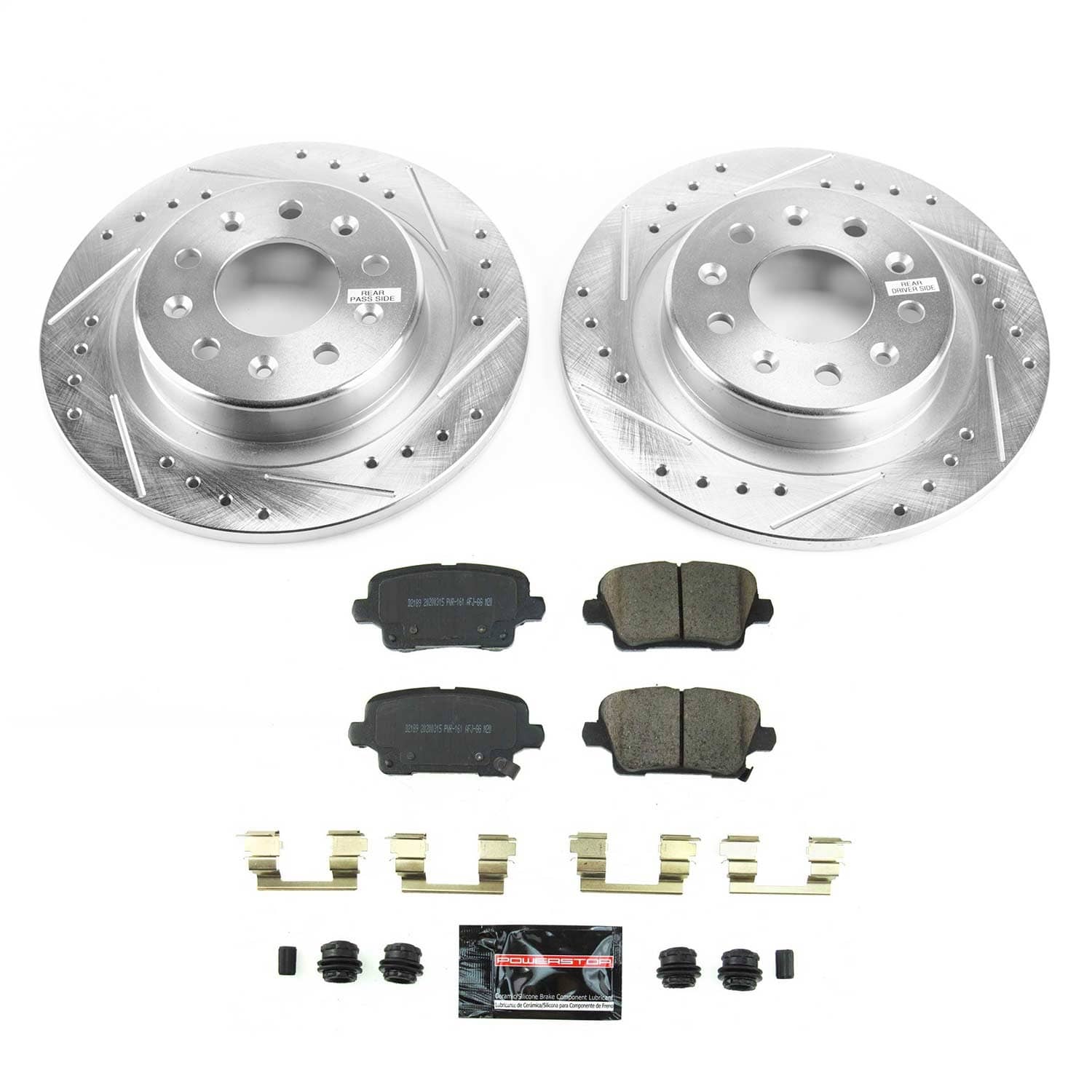 Power Stop - K8677 - Rear - Disc Brake Pad and Rotor Kit
