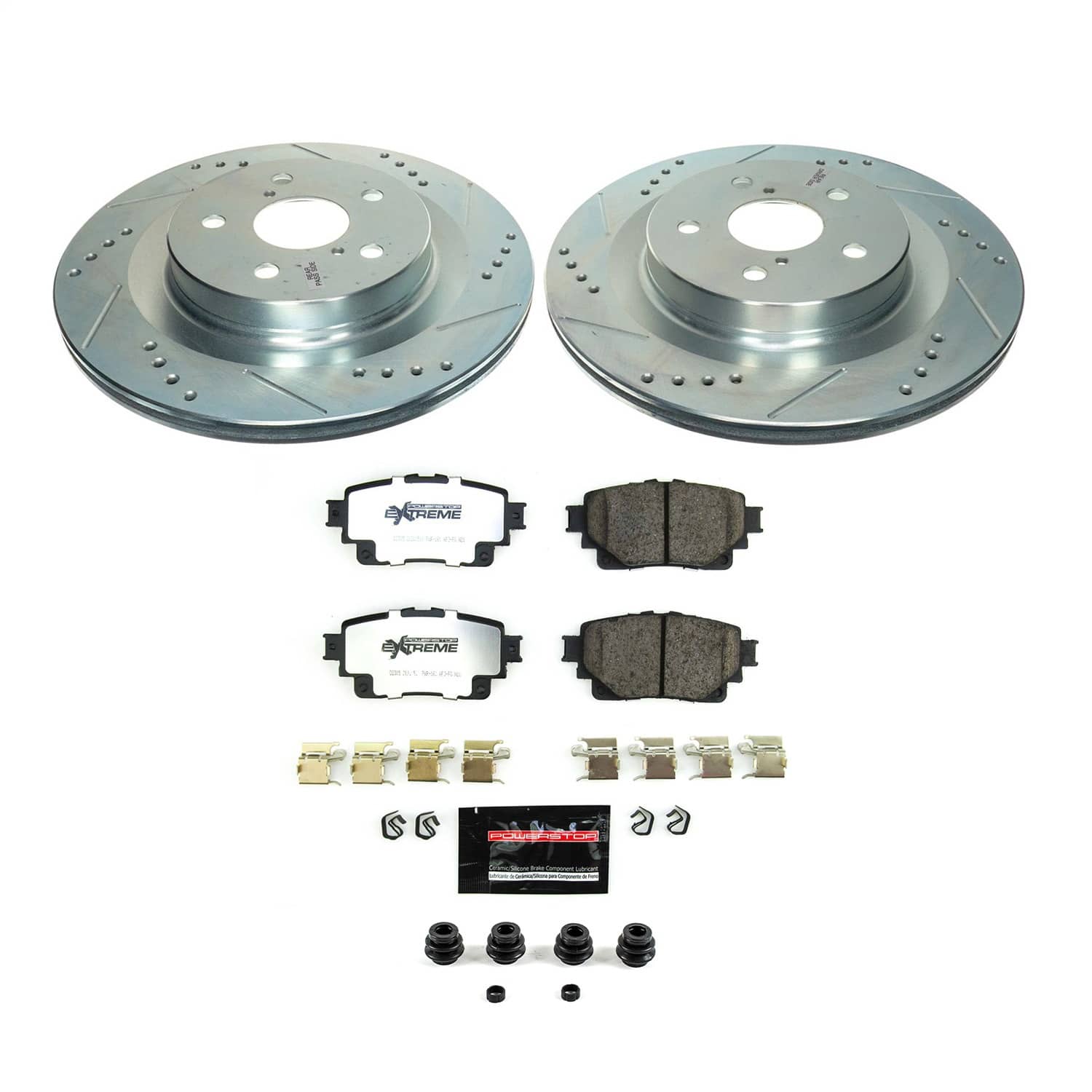 Power Stop - K8716-36 - Rear - Disc Brake Pad and Rotor Kit