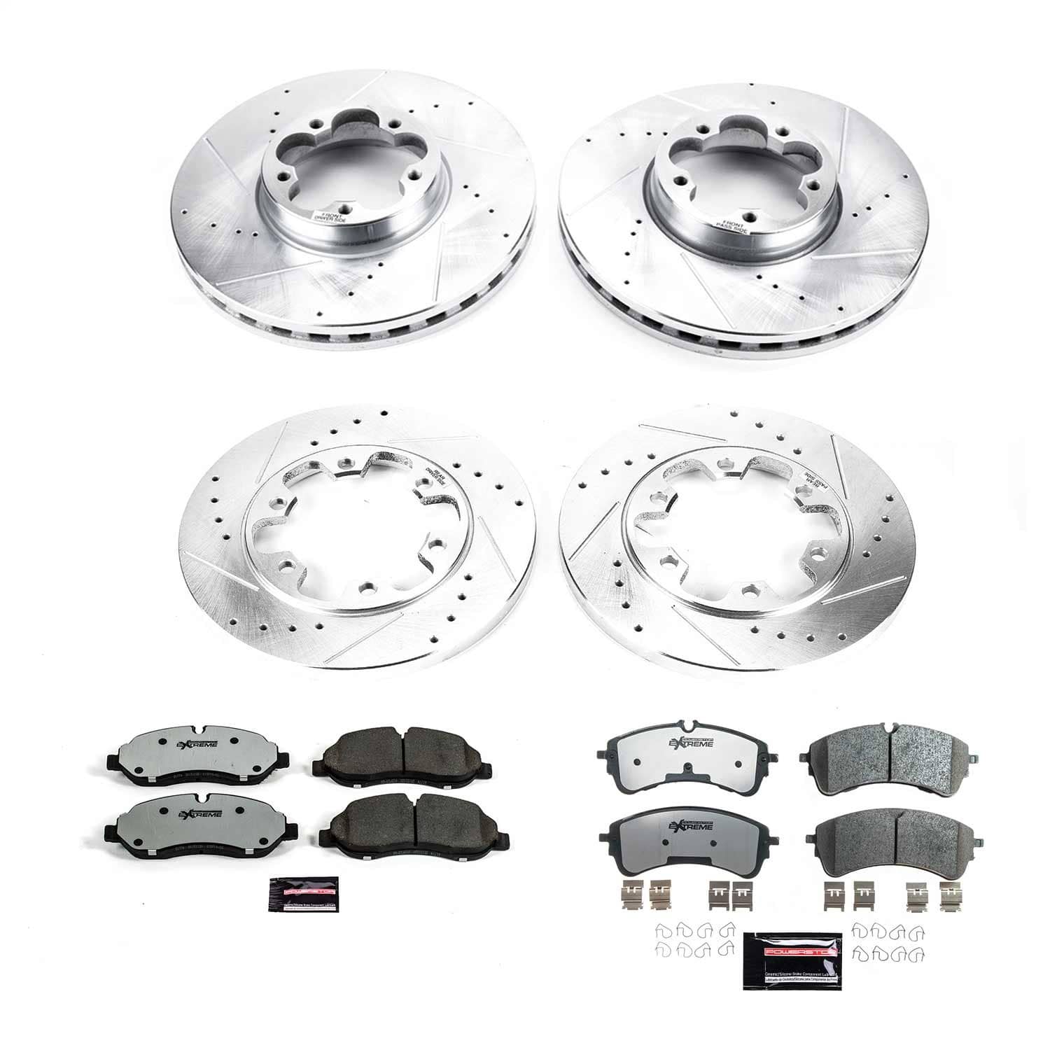 Power Stop - K8806-36 - Front and Rear - Disc Brake Pad and Rotor Kit