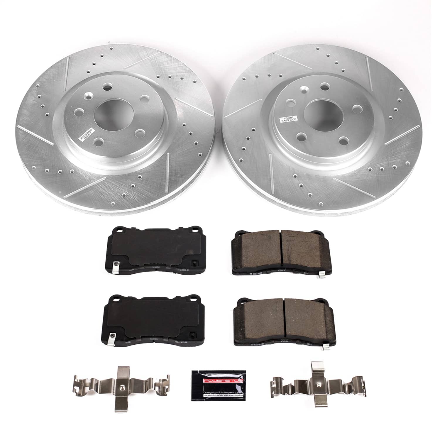 Power Stop - K8825 - Front - Disc Brake Pad and Rotor Kit