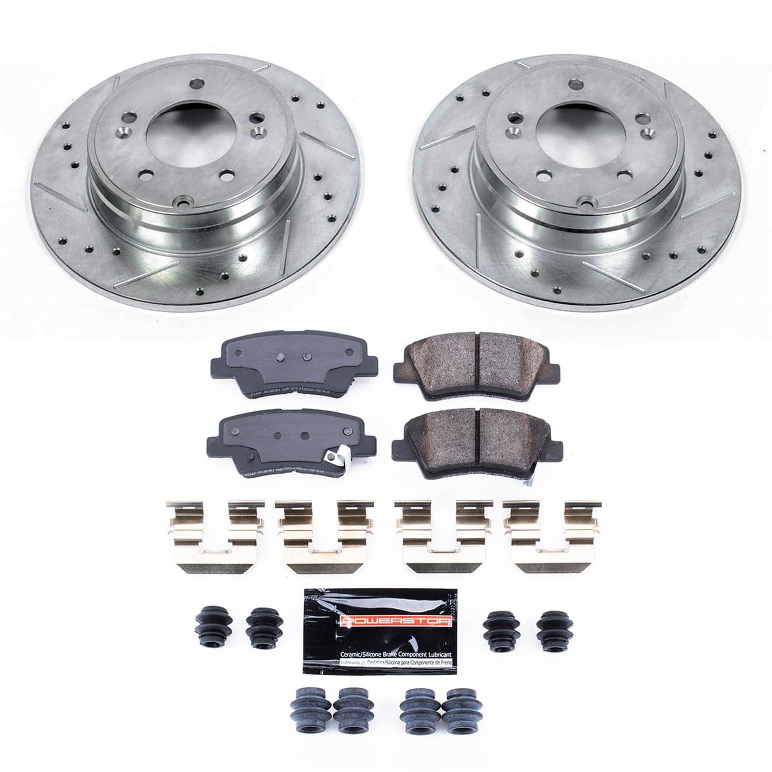 Power Stop - K9060 - Rear - Disc Brake Pad and Rotor Kit