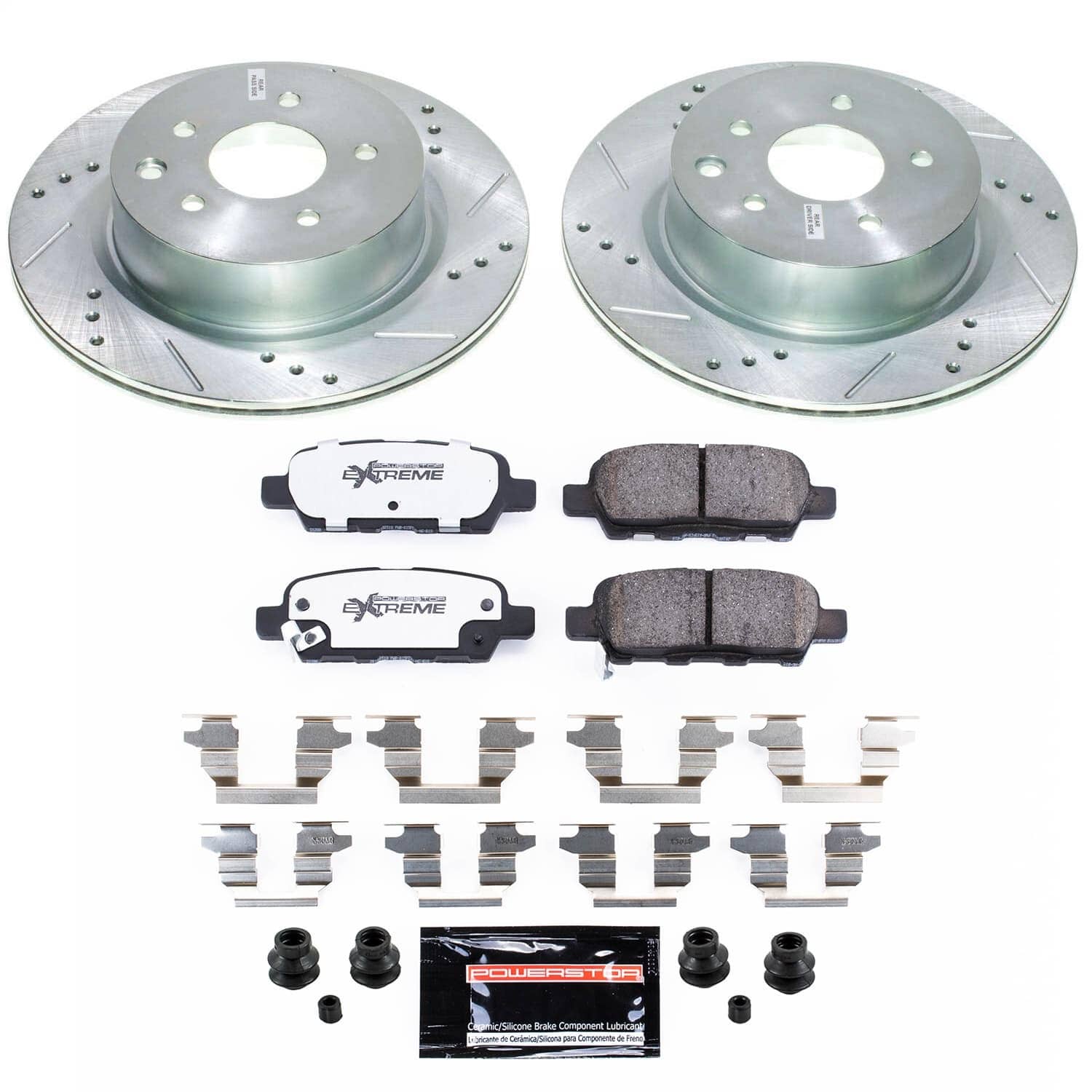 Power Stop - K9064-26 - Rear - Disc Brake Pad and Rotor Kit