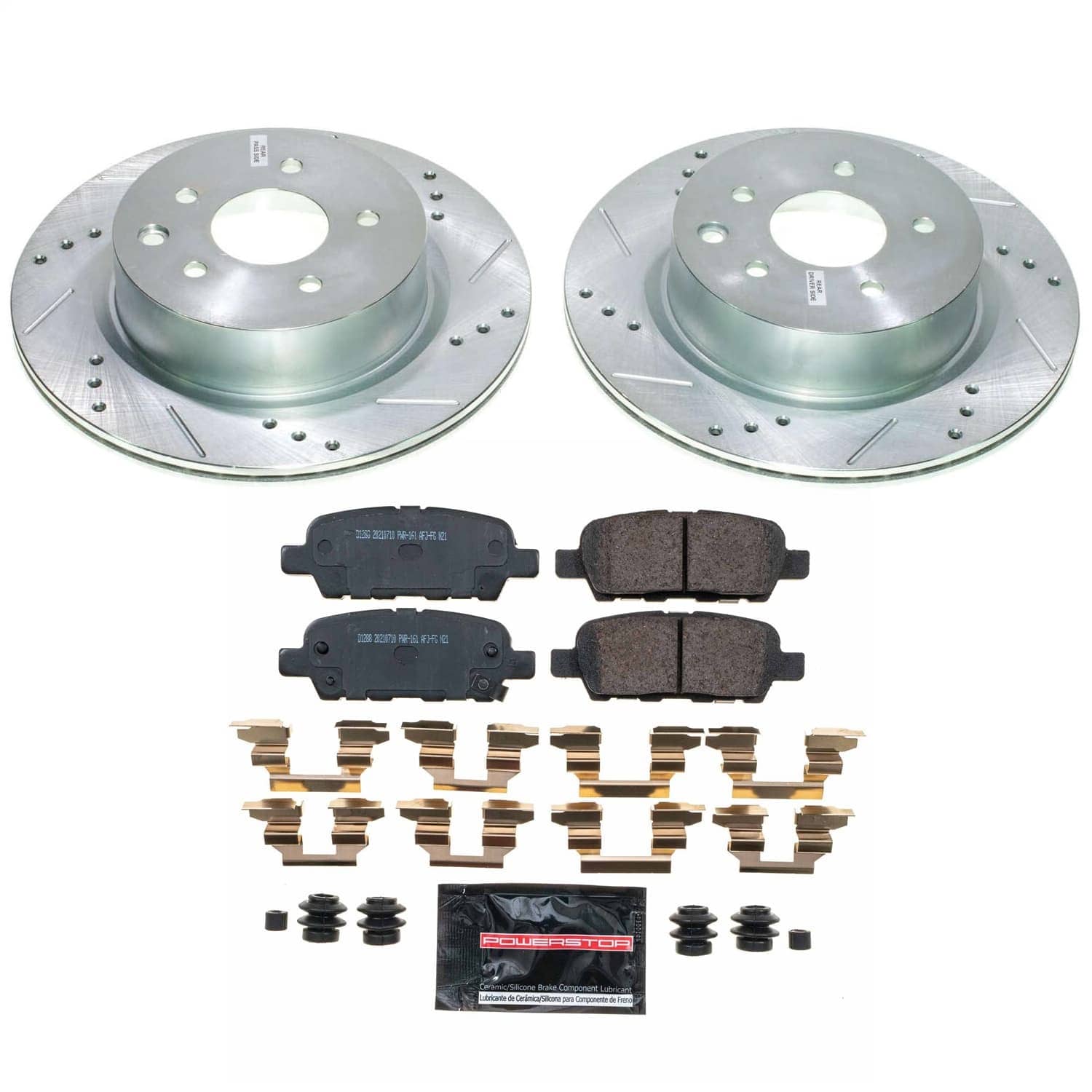 Power Stop - K9064 - Rear - Disc Brake Pad and Rotor Kit