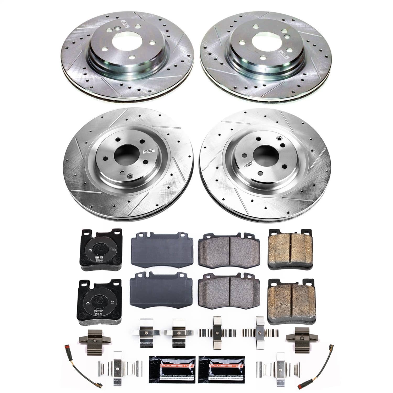 Power Stop - K9094 - Front and Rear - Disc Brake Pad and Rotor Kit