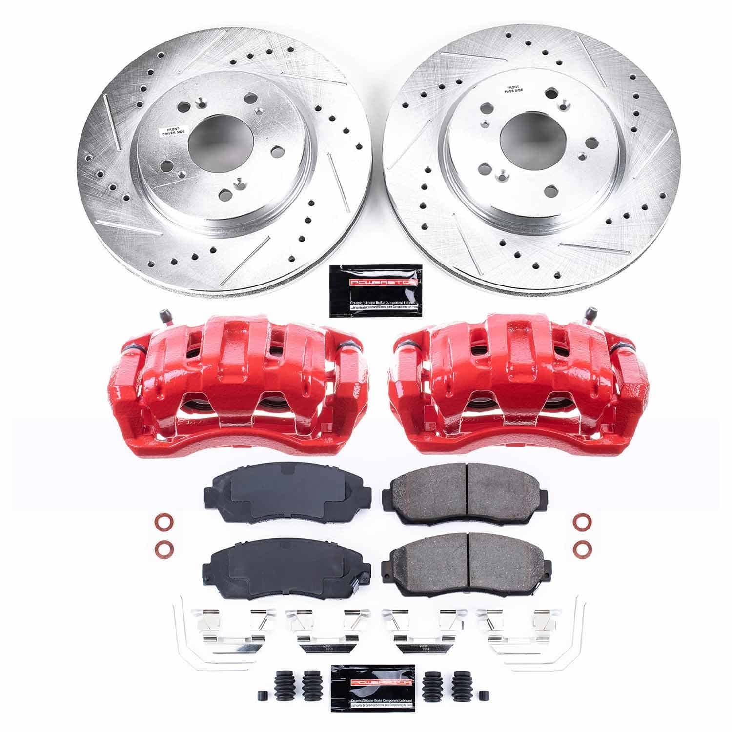Power Stop - KC5432 - Front - Disc Brake Pad and Rotor Kit