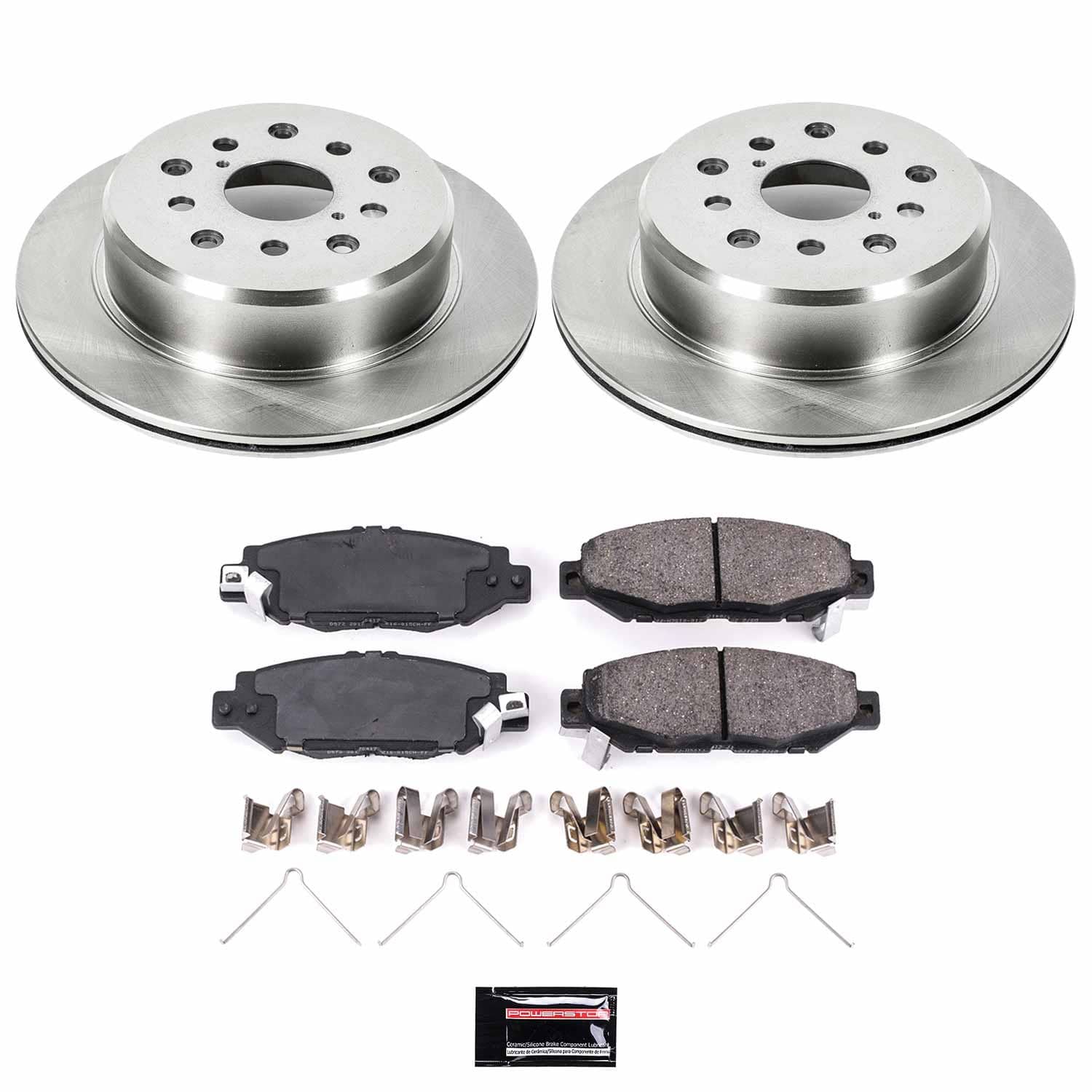 Power Stop - KOE1080 - Rear - Disc Brake Pad and Rotor Kit