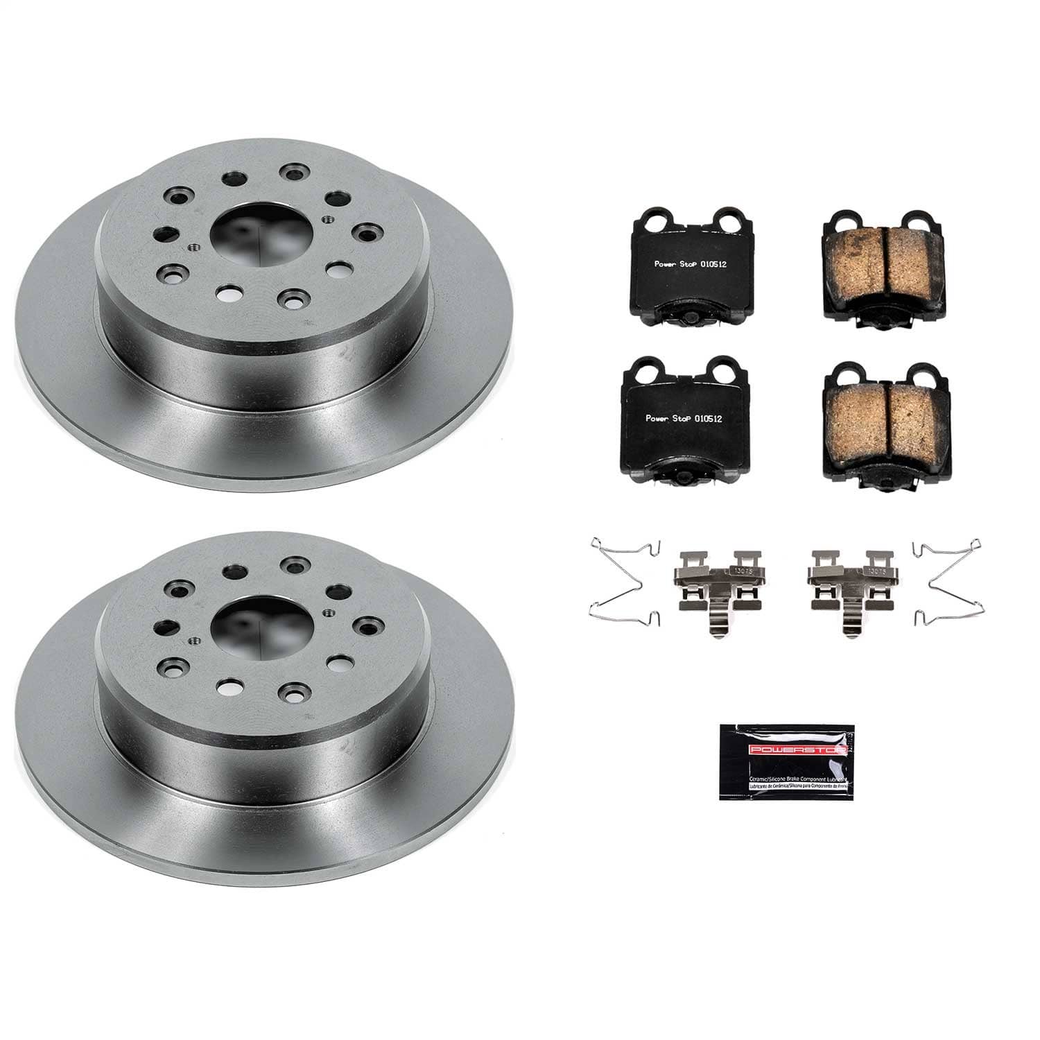 Power Stop - KOE1149 - Rear - Disc Brake Pad and Rotor Kit