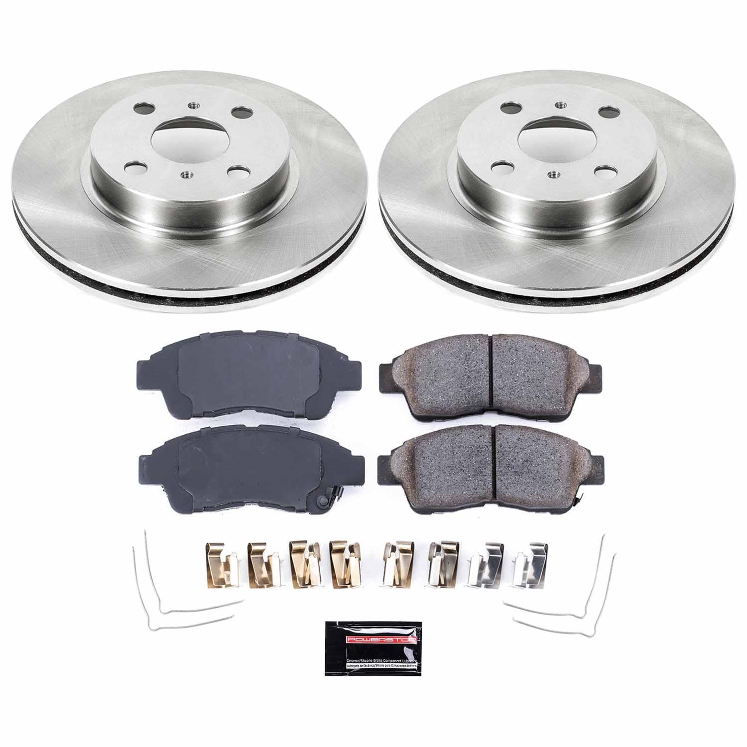 Power Stop - KOE1151 - Front - Disc Brake Pad and Rotor Kit