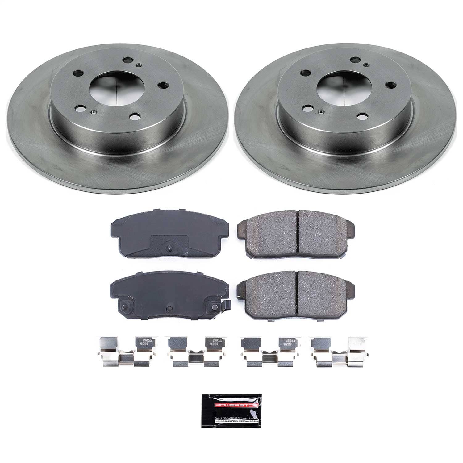 Power Stop - KOE1169 - Rear - Disc Brake Pad and Rotor Kit