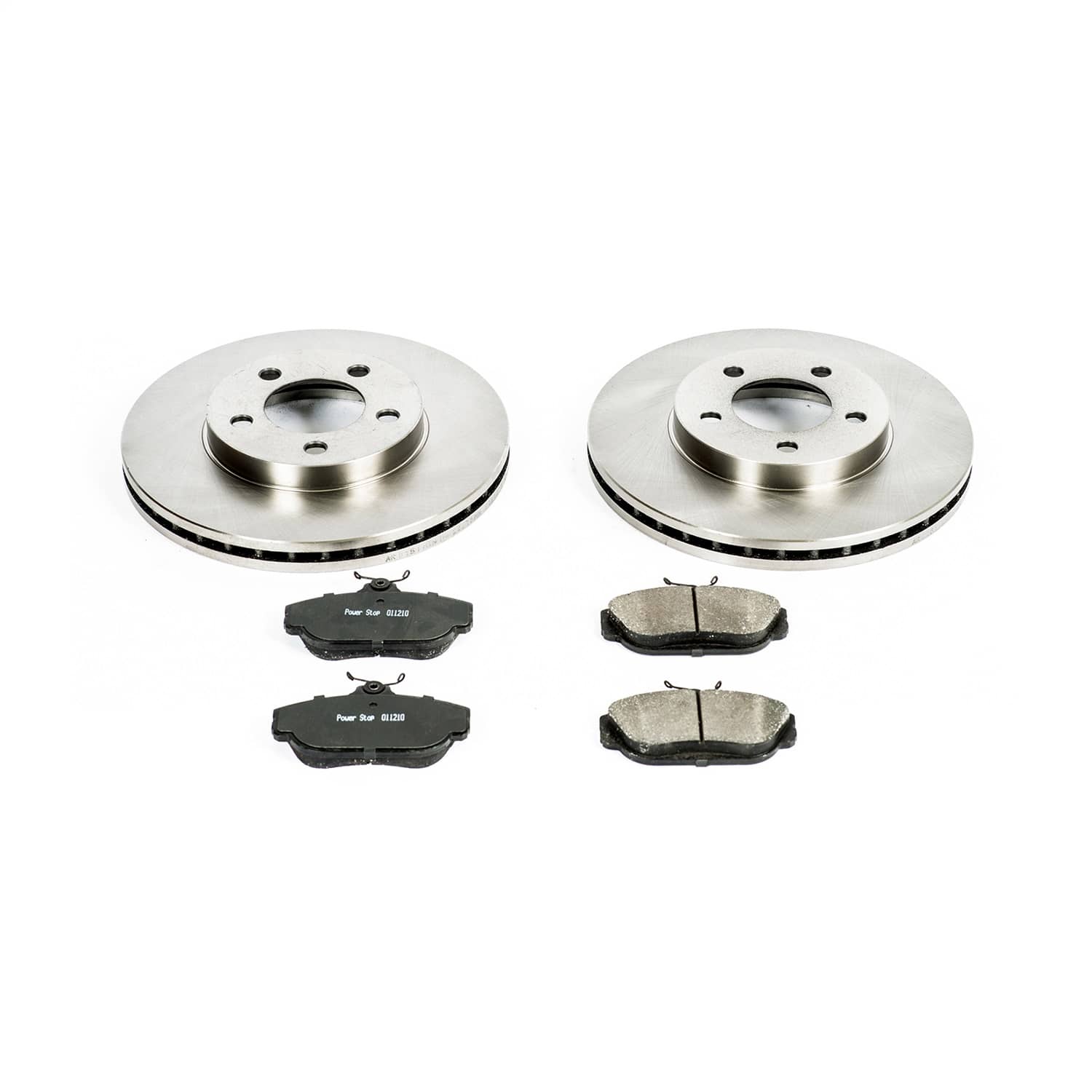 Power Stop - KOE1327 - Front - Disc Brake Pad and Rotor Kit