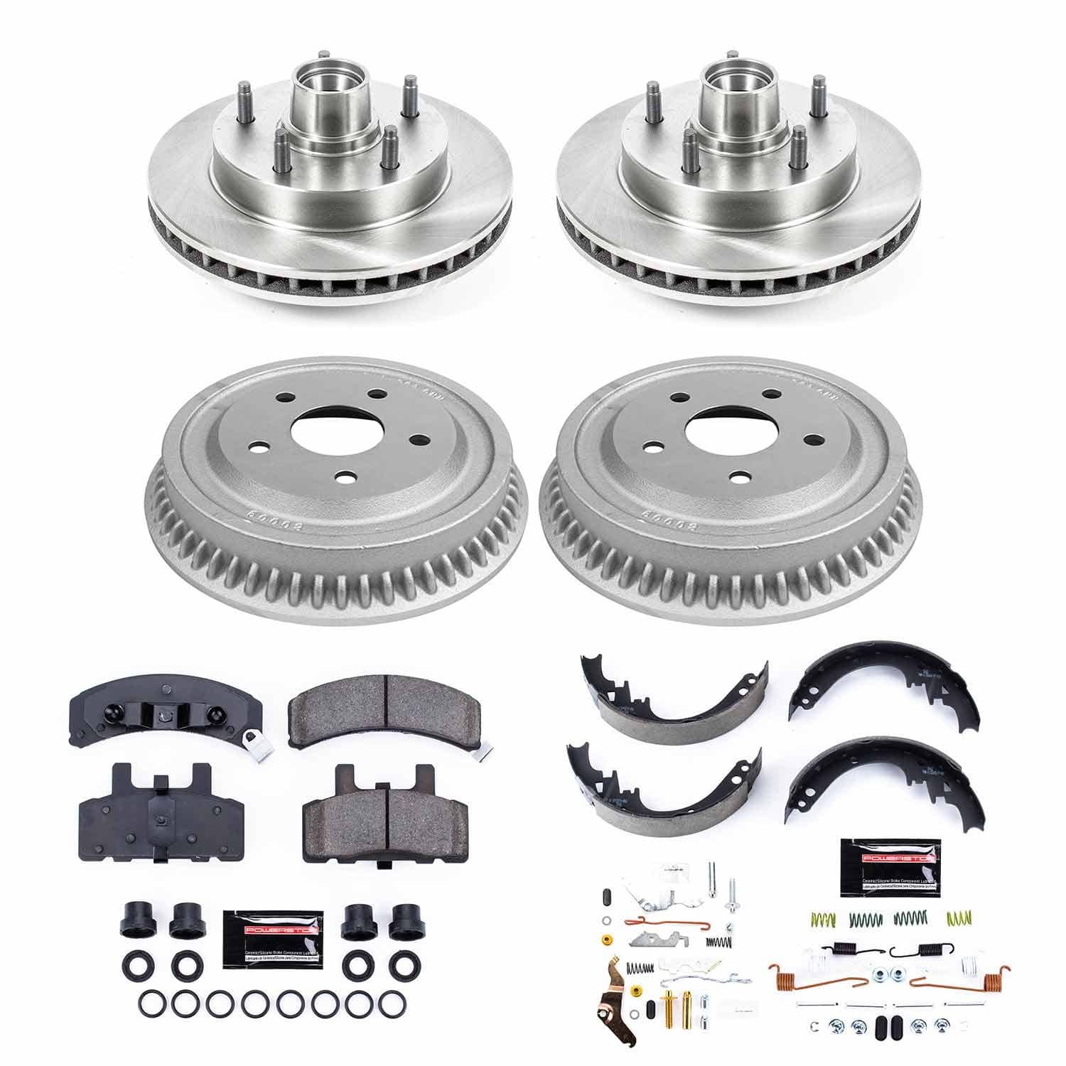 Power Stop - KOE15032DK - Complete Vehicle Disc/Drum Brake Kit