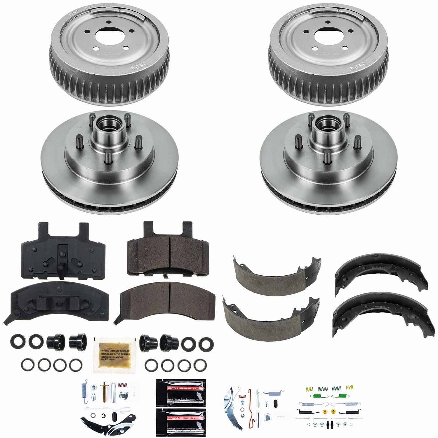 Power Stop - KOE15038DK - Complete Vehicle Disc/Drum Brake Kit