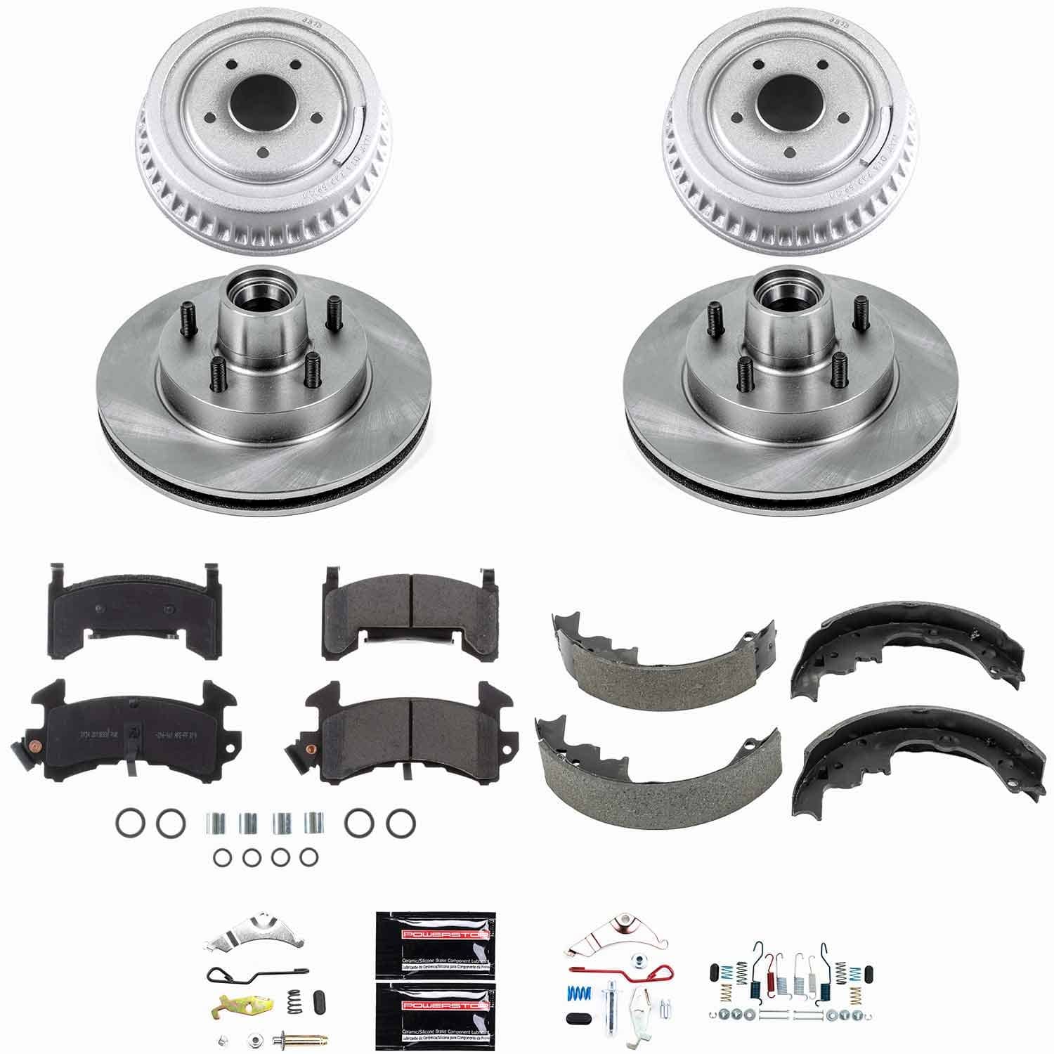 Power Stop - KOE15043DK - Complete Vehicle Disc/Drum Brake Kit