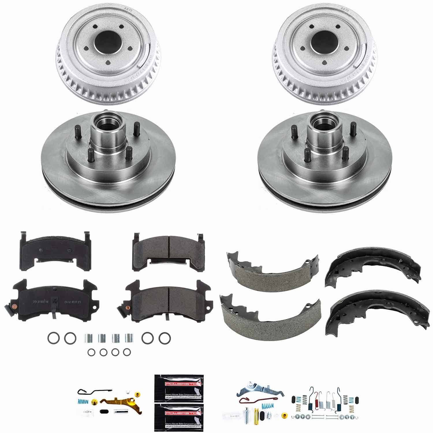 Power Stop - KOE15051DK - Complete Vehicle Disc/Drum Brake Kit