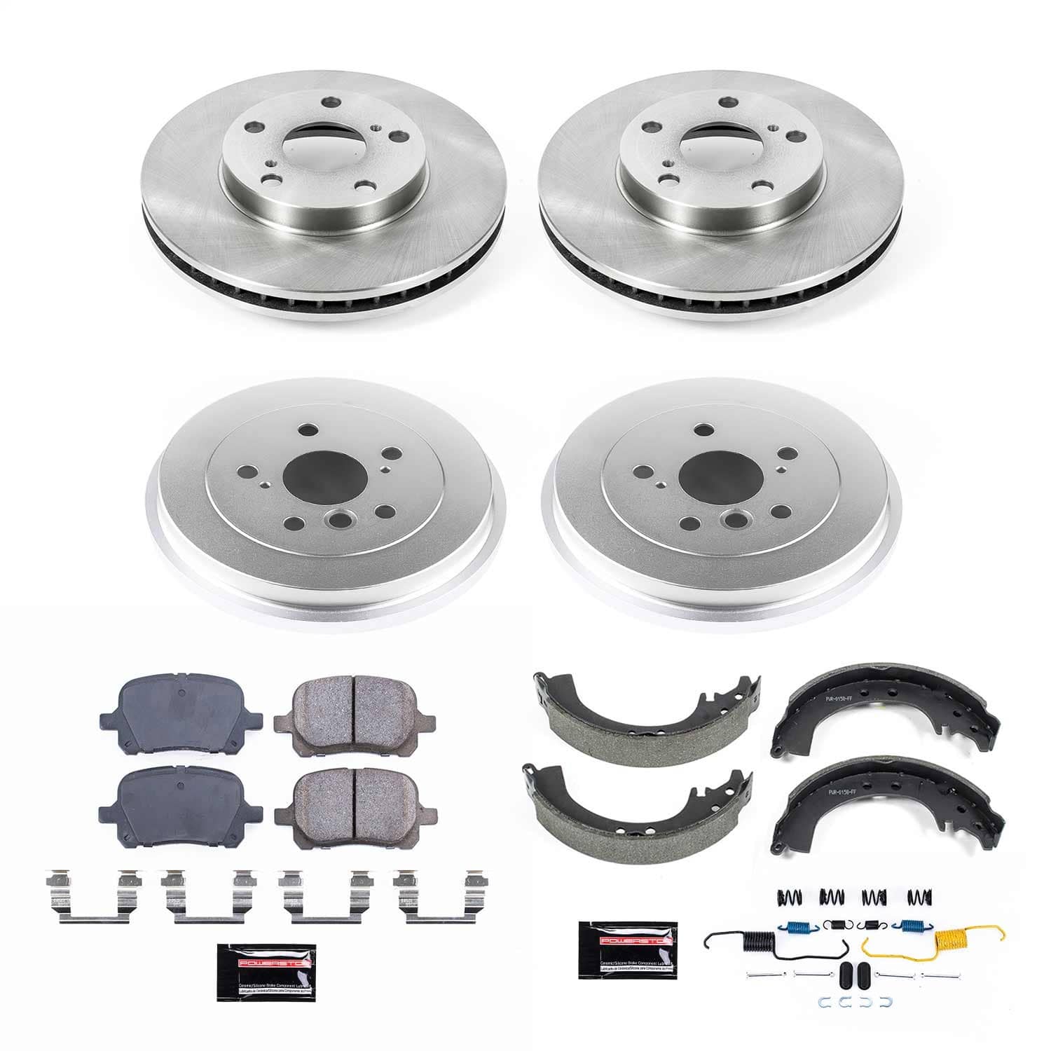 Power Stop - KOE15065DK - Complete Vehicle Disc/Drum Brake Kit