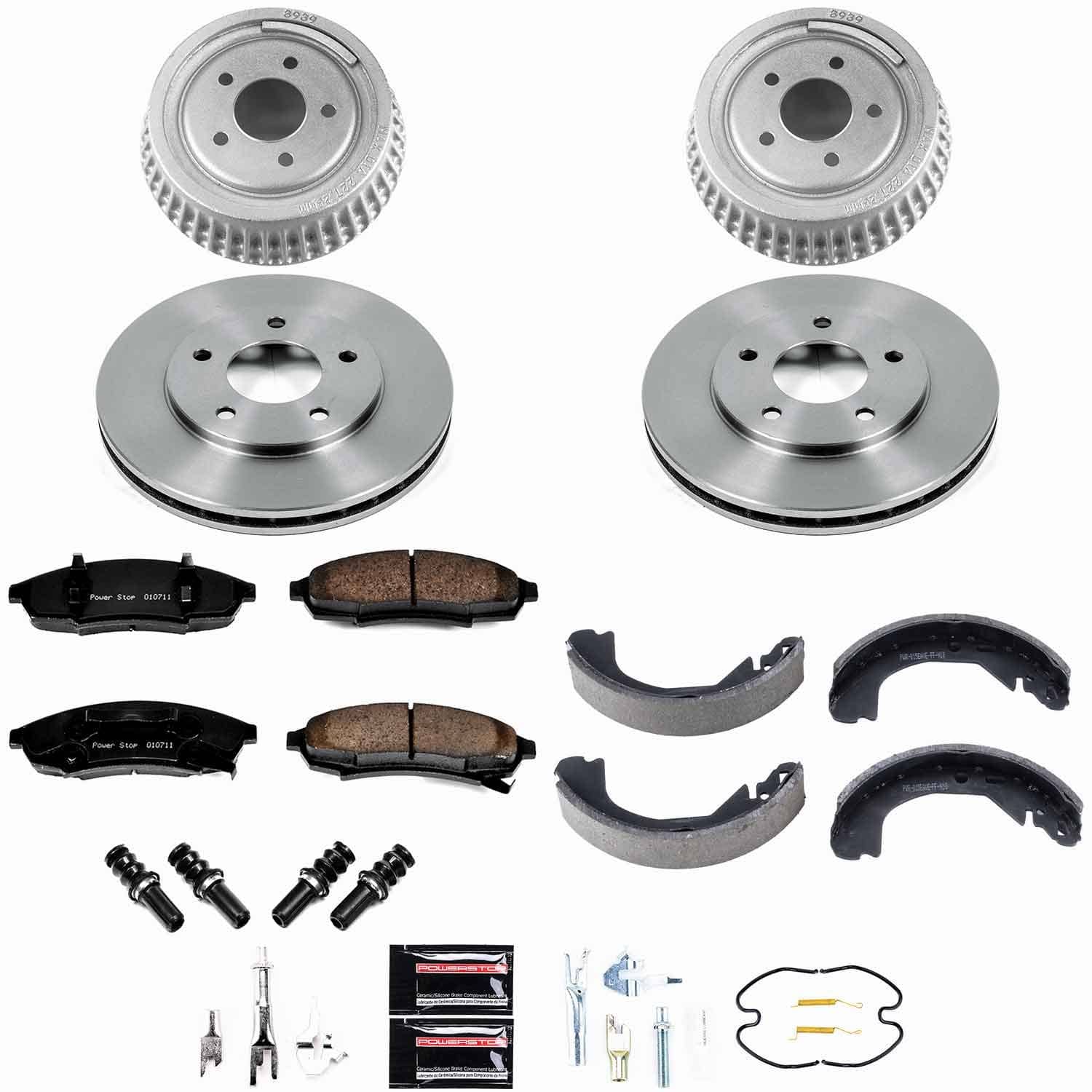Power Stop - KOE15124DK - Complete Vehicle Disc/Drum Brake Kit