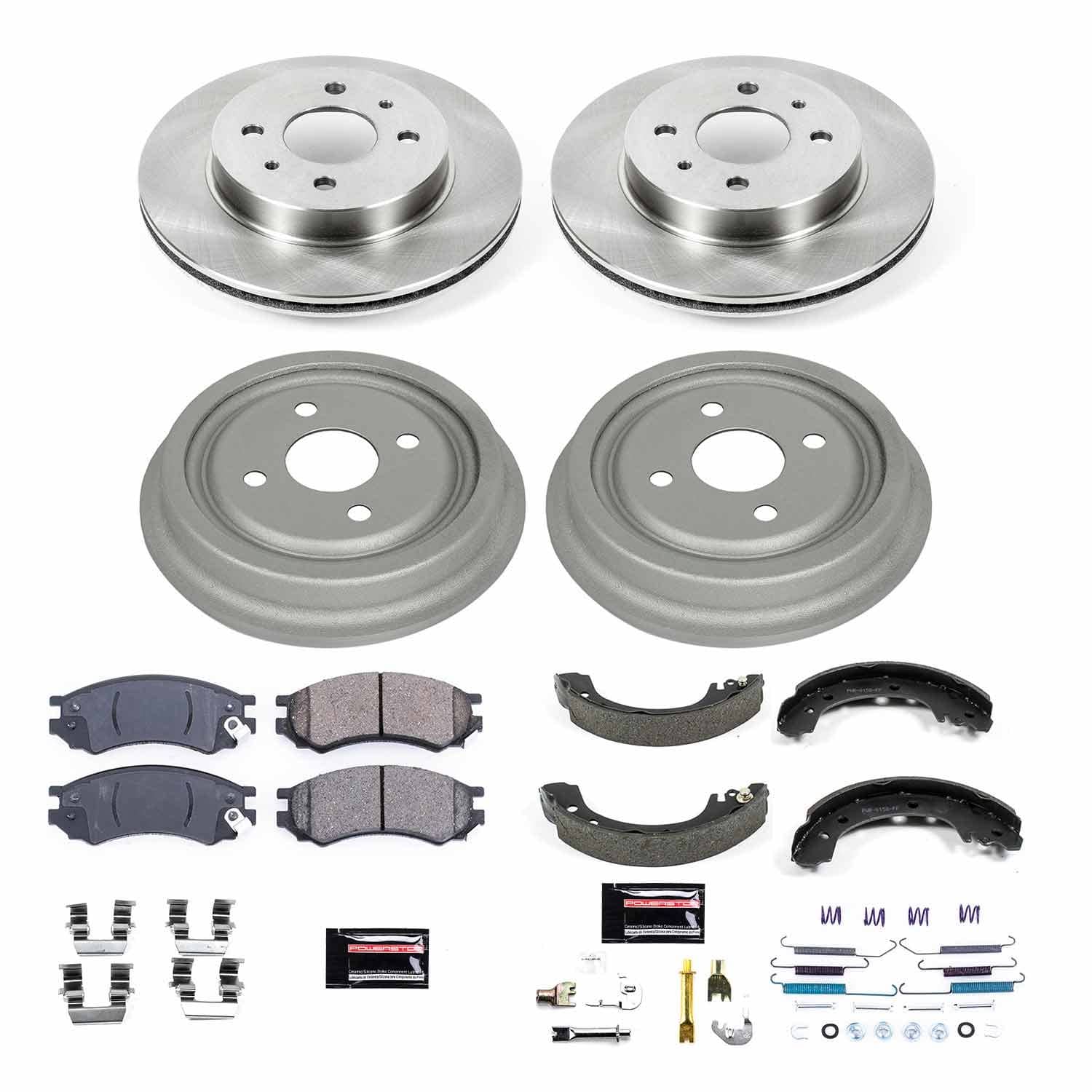 Power Stop - KOE15126DK - Complete Vehicle Disc/Drum Brake Kit