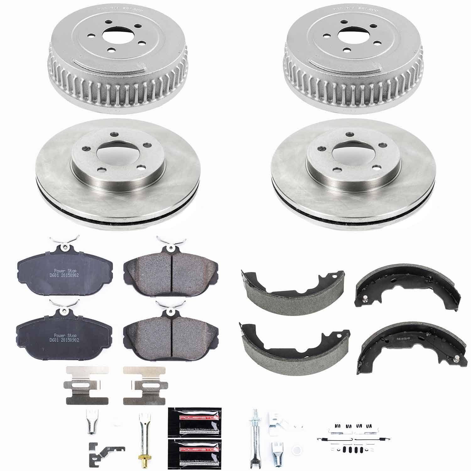 Power Stop - KOE15129DK - Complete Vehicle Disc/Drum Brake Kit