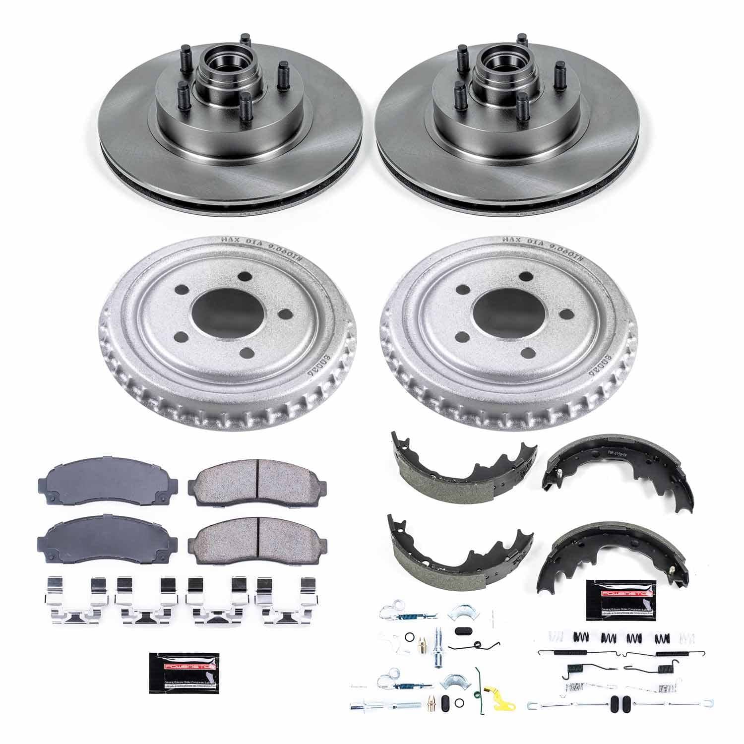 Power Stop - KOE15154DK - Complete Vehicle Disc/Drum Brake Kit