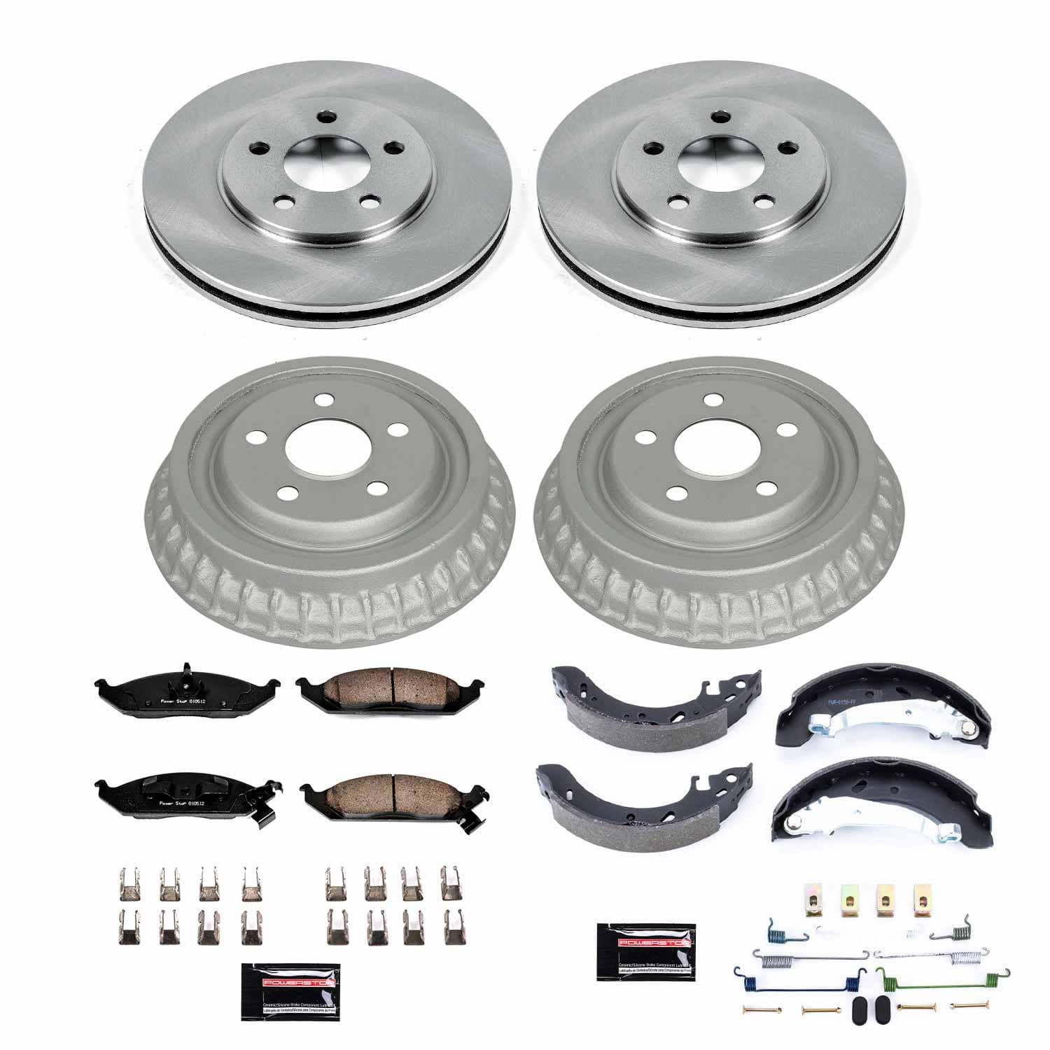 Power Stop - KOE15159DK - Complete Vehicle Disc/Drum Brake Kit