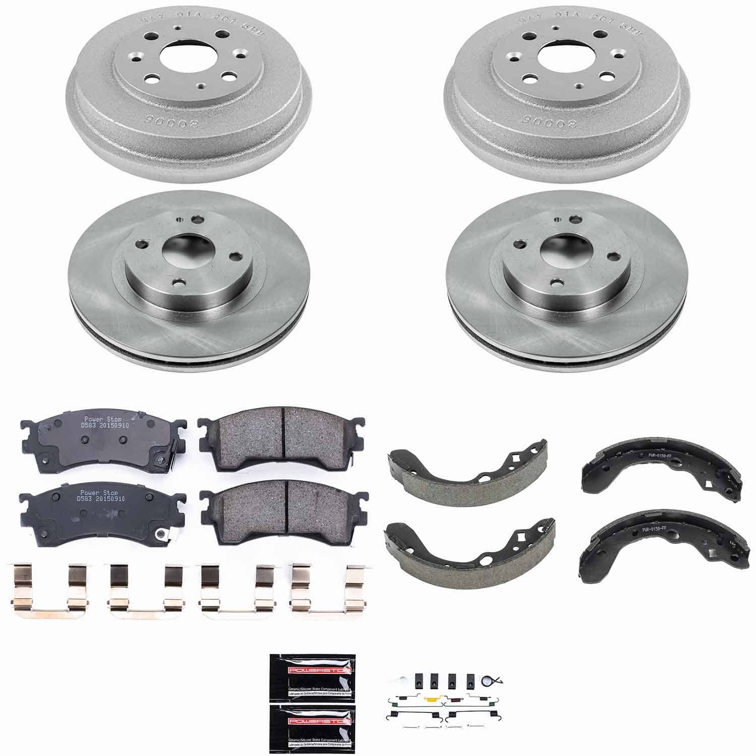 Power Stop - KOE15188DK - Complete Vehicle Disc/Drum Brake Kit