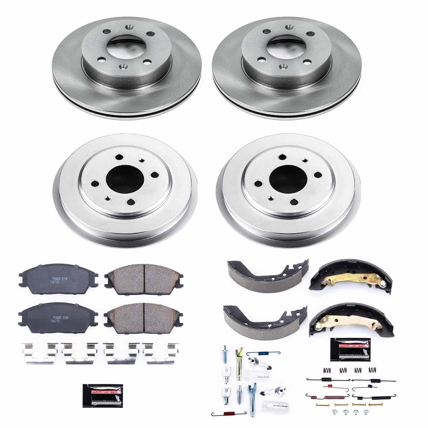 Power Stop - KOE15196DK - Complete Vehicle Disc/Drum Brake Kit