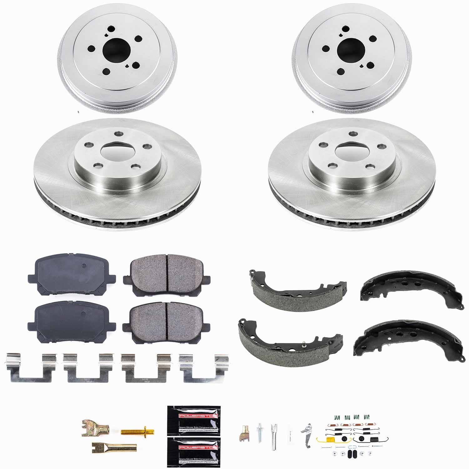 Power Stop - KOE15200DK - Complete Vehicle Disc/Drum Brake Kit