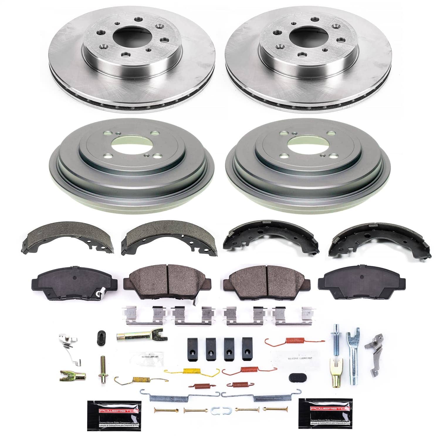 Power Stop - KOE15246DK - Complete Vehicle Disc/Drum Brake Kit