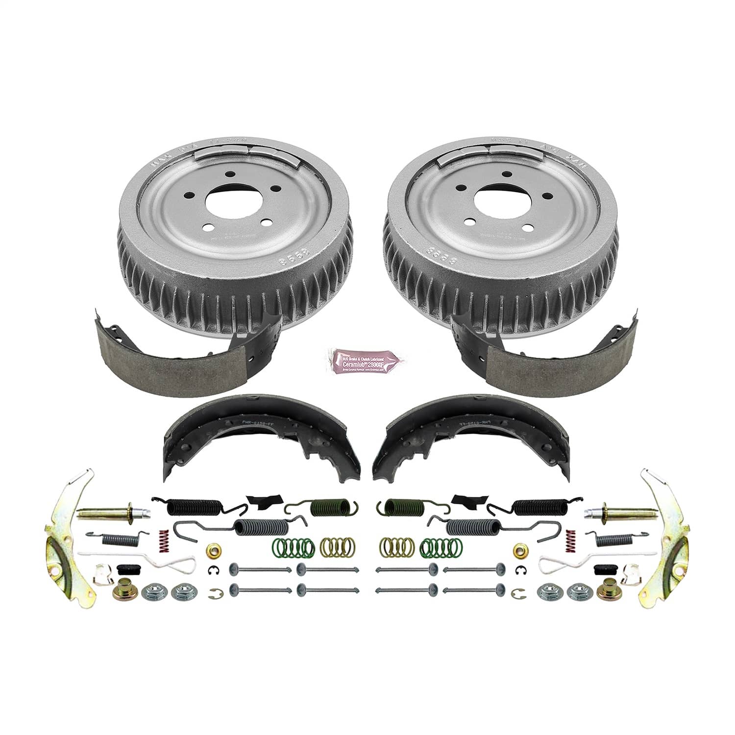 Power Stop - KOE15286DK - Rear - Drum Brake Shoe and Drum Kit