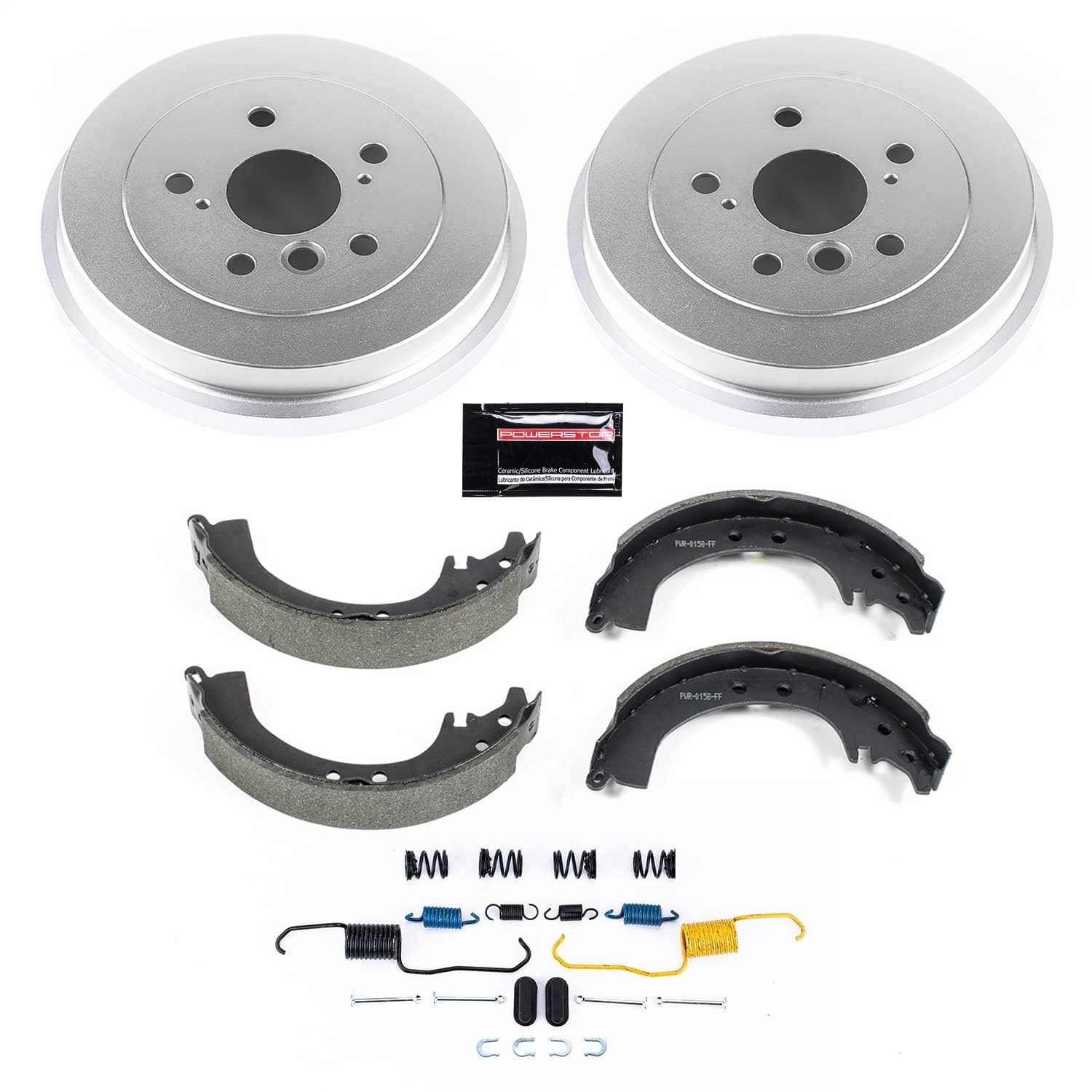 Power Stop - KOE15296DK - Rear - Drum Brake Shoe and Drum Kit