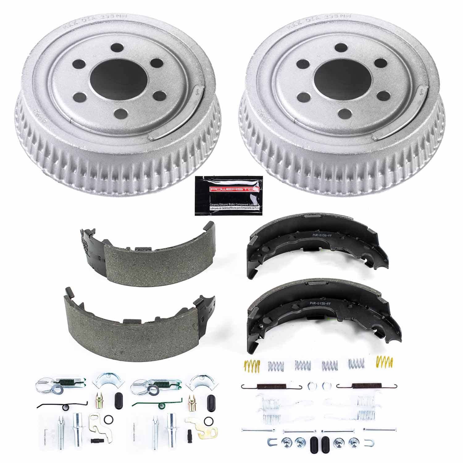 Power Stop - KOE15299DK - Rear - Drum Brake Shoe and Drum Kit