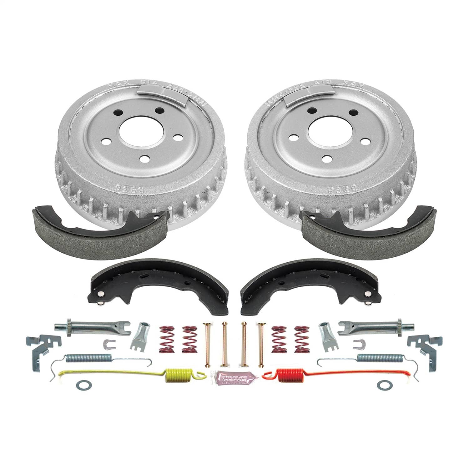 Power Stop - KOE15315DK - Rear - Drum Brake Shoe and Drum Kit