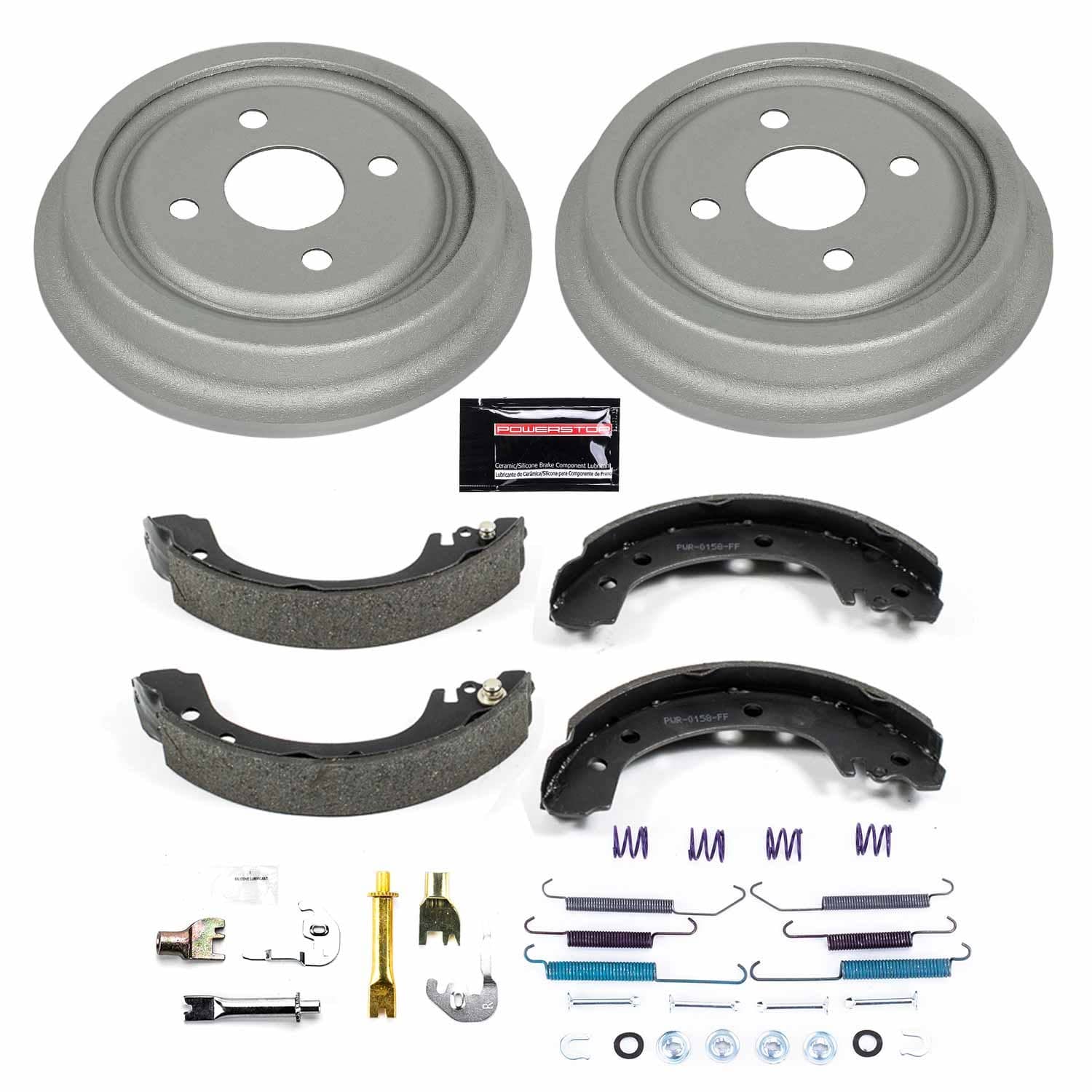 Power Stop - KOE15323DK - Rear - Drum Brake Shoe and Drum Kit
