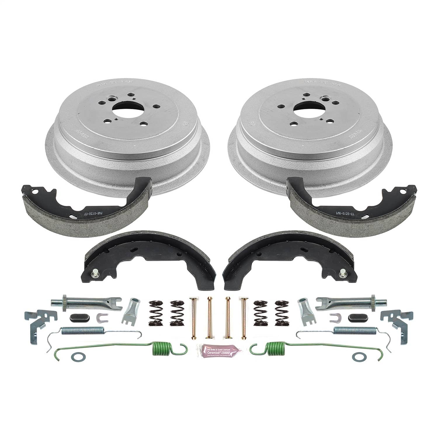 Power Stop - KOE15351DK - Rear - Drum Brake Shoe and Drum Kit