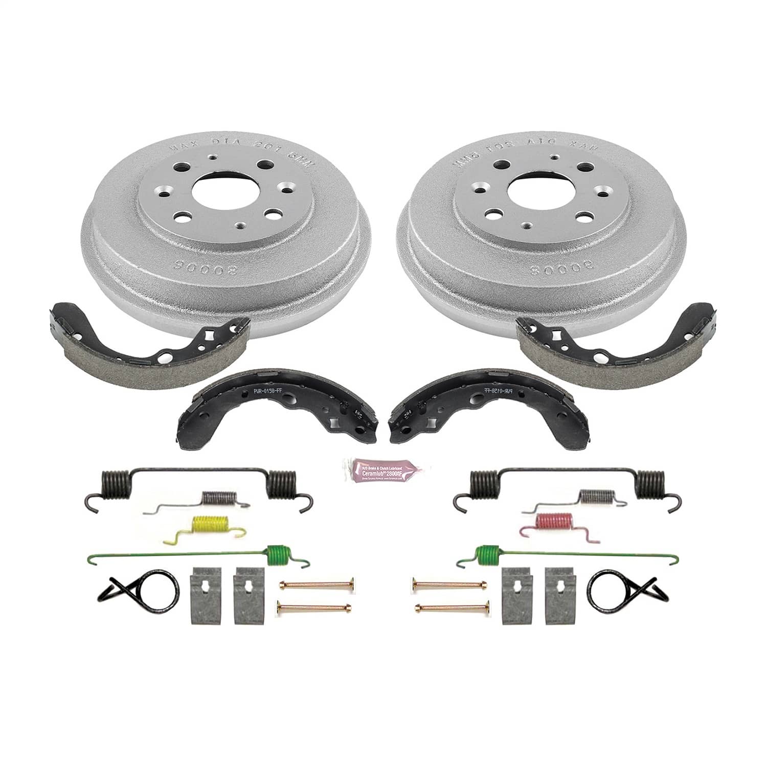 Power Stop - KOE15357DK - Rear - Drum Brake Shoe and Drum Kit