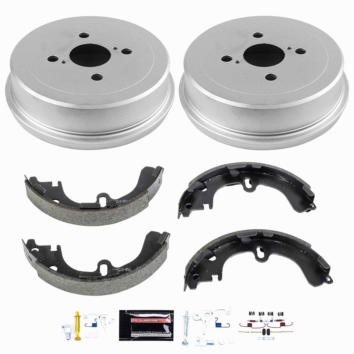 Power Stop - KOE15363DK - Rear - Drum Brake Shoe and Drum Kit