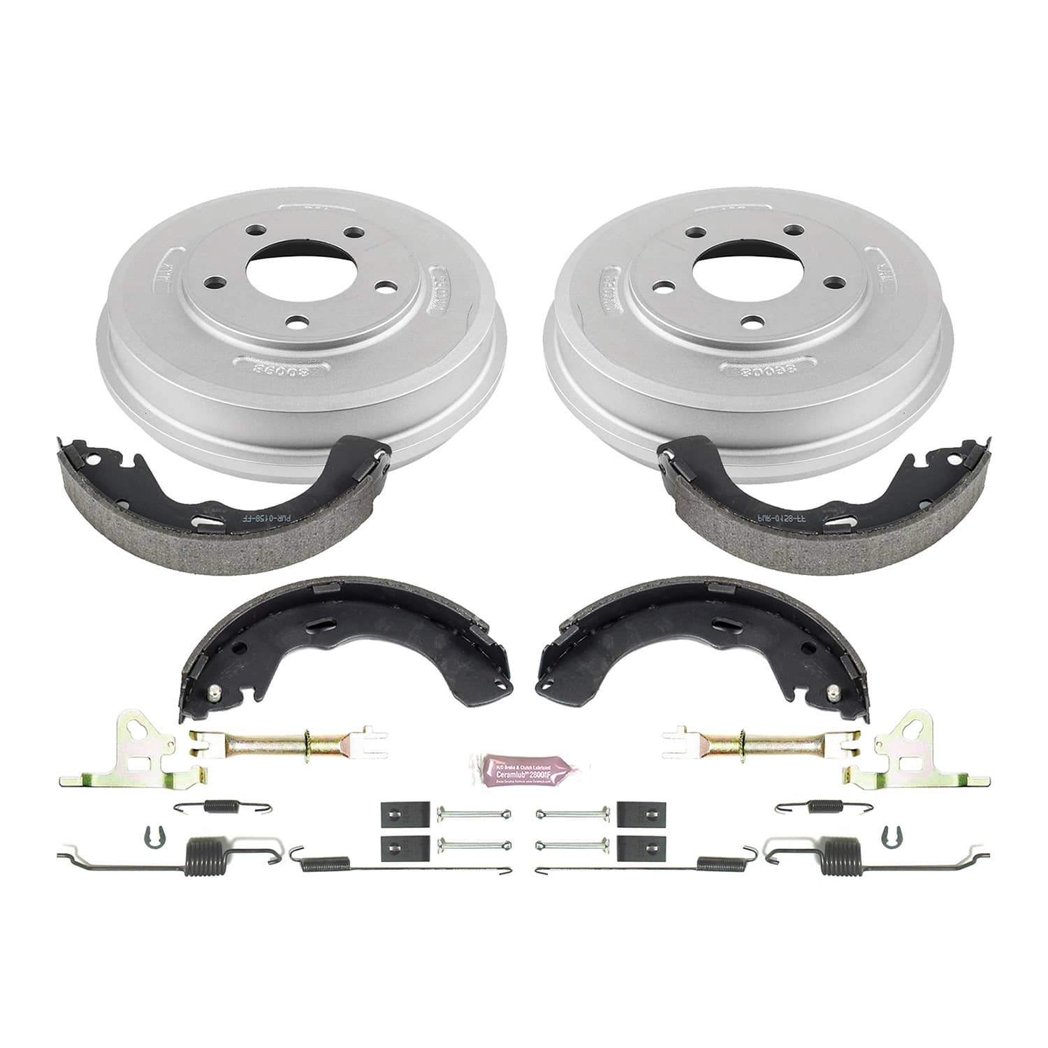 Power Stop - KOE15371DK - Rear - Drum Brake Shoe and Drum Kit