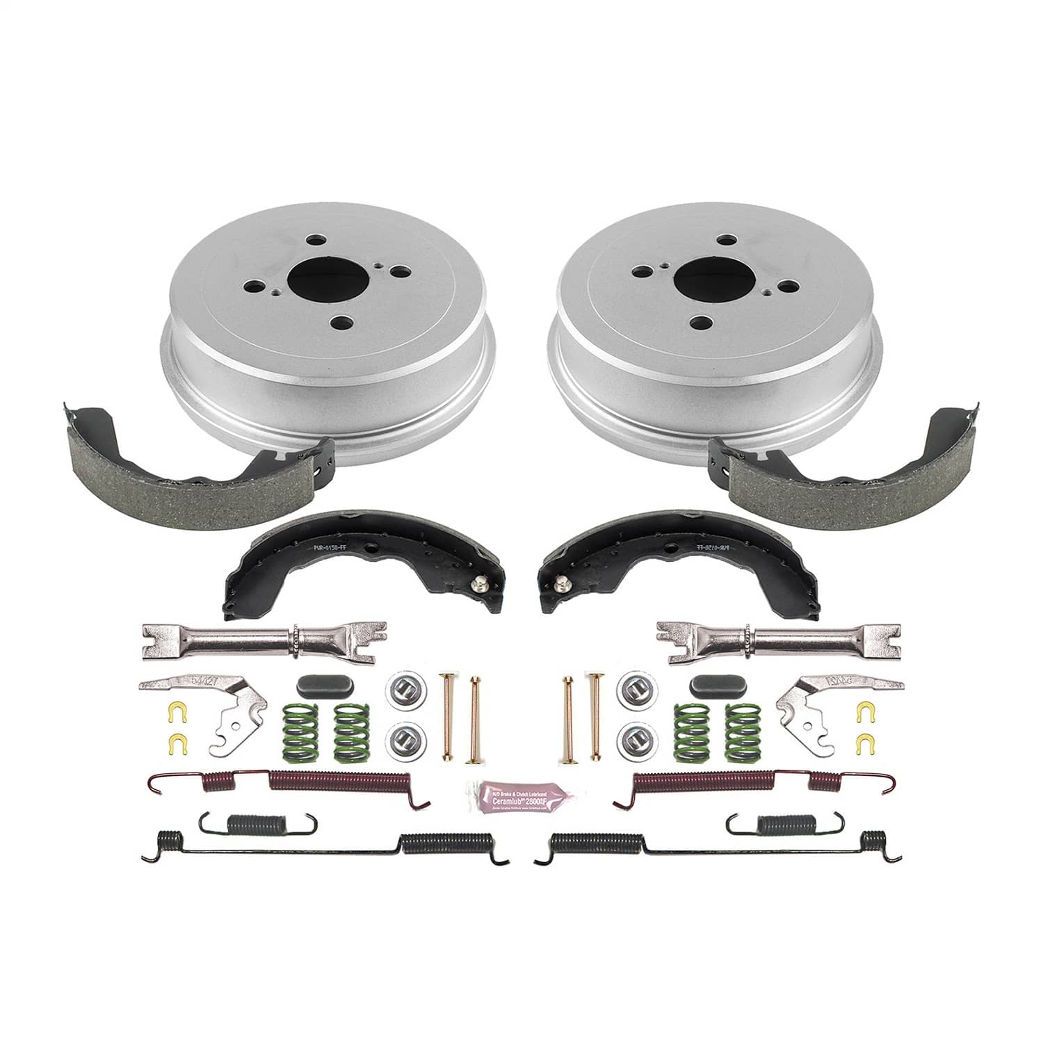 Power Stop - KOE15379DK - Rear - Drum Brake Shoe and Drum Kit